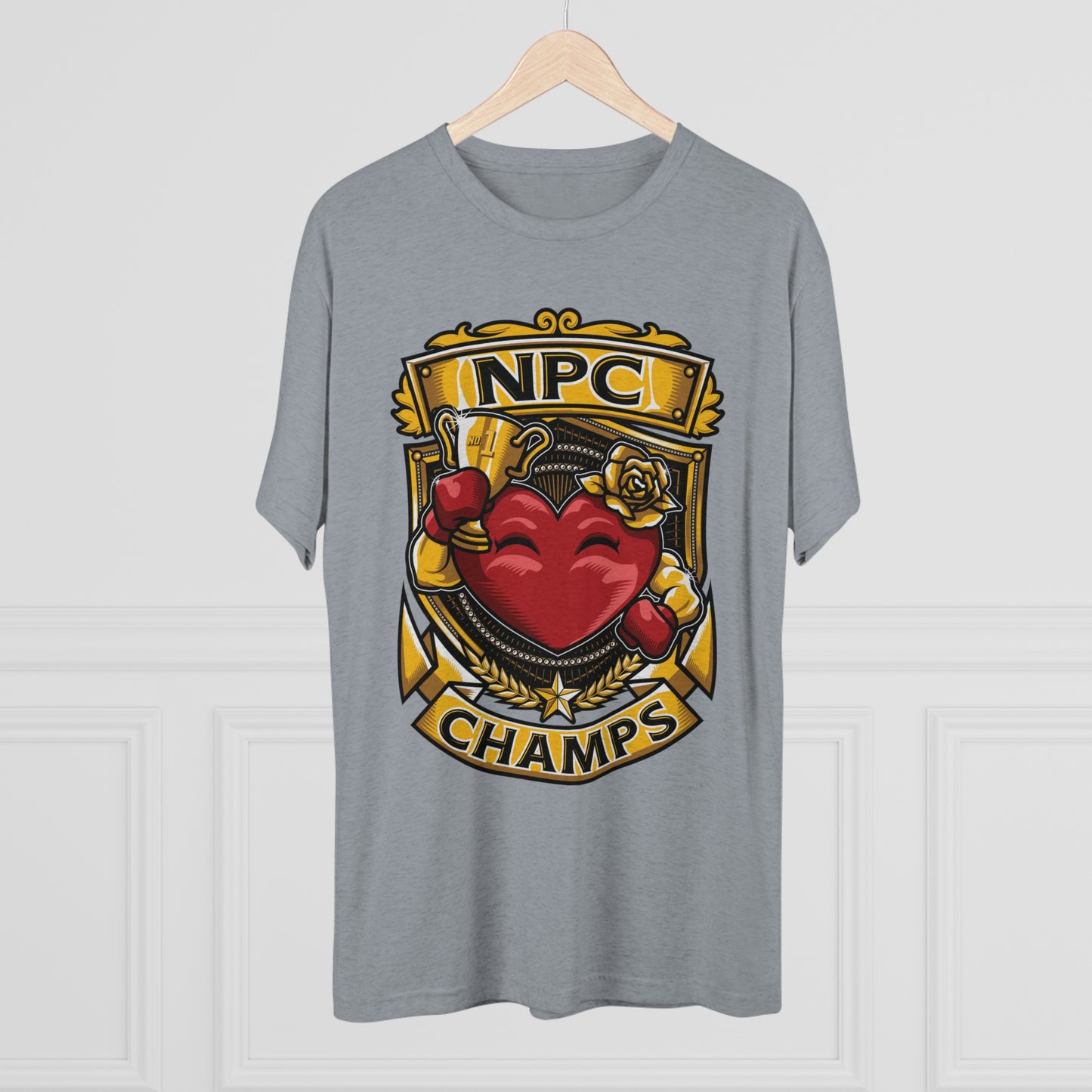 NPC CHAMPS - PREMIUM SOFT - Unisex Tri-Blend Crew Tee (Next Level 6010)