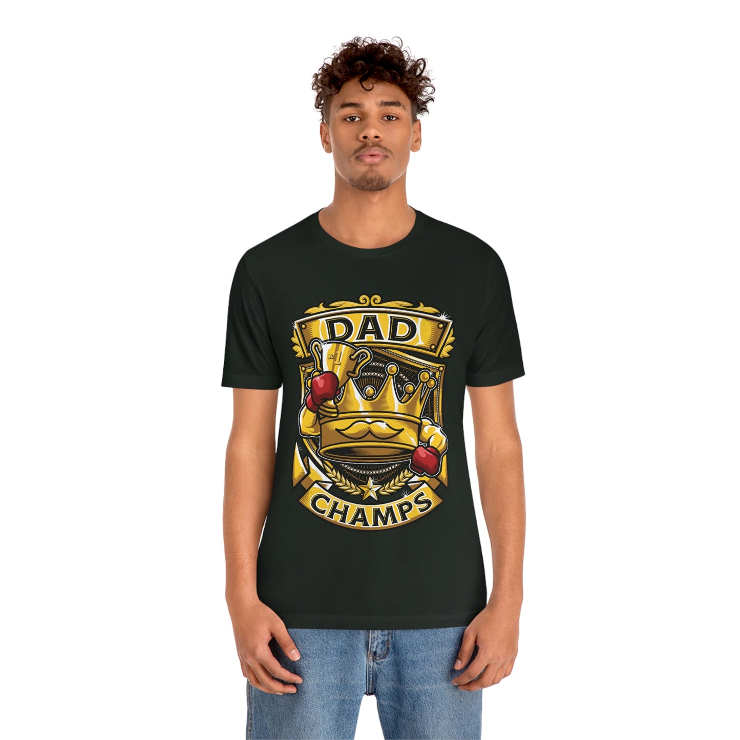 Dad Champs! - Unisex Jersey Short Sleeve Tee (Canvas-Bella)