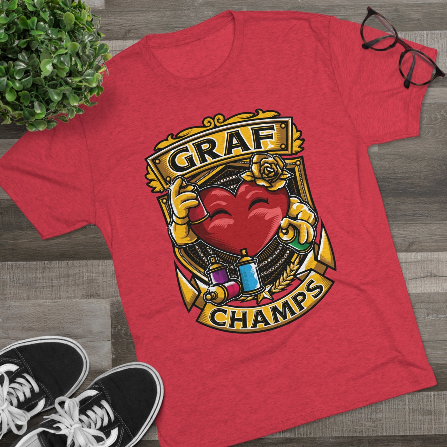 GRAF CHAMPS - PREMIUM SOFT - Unisex Tri-Blend Crew Tee (Next Level 6010)