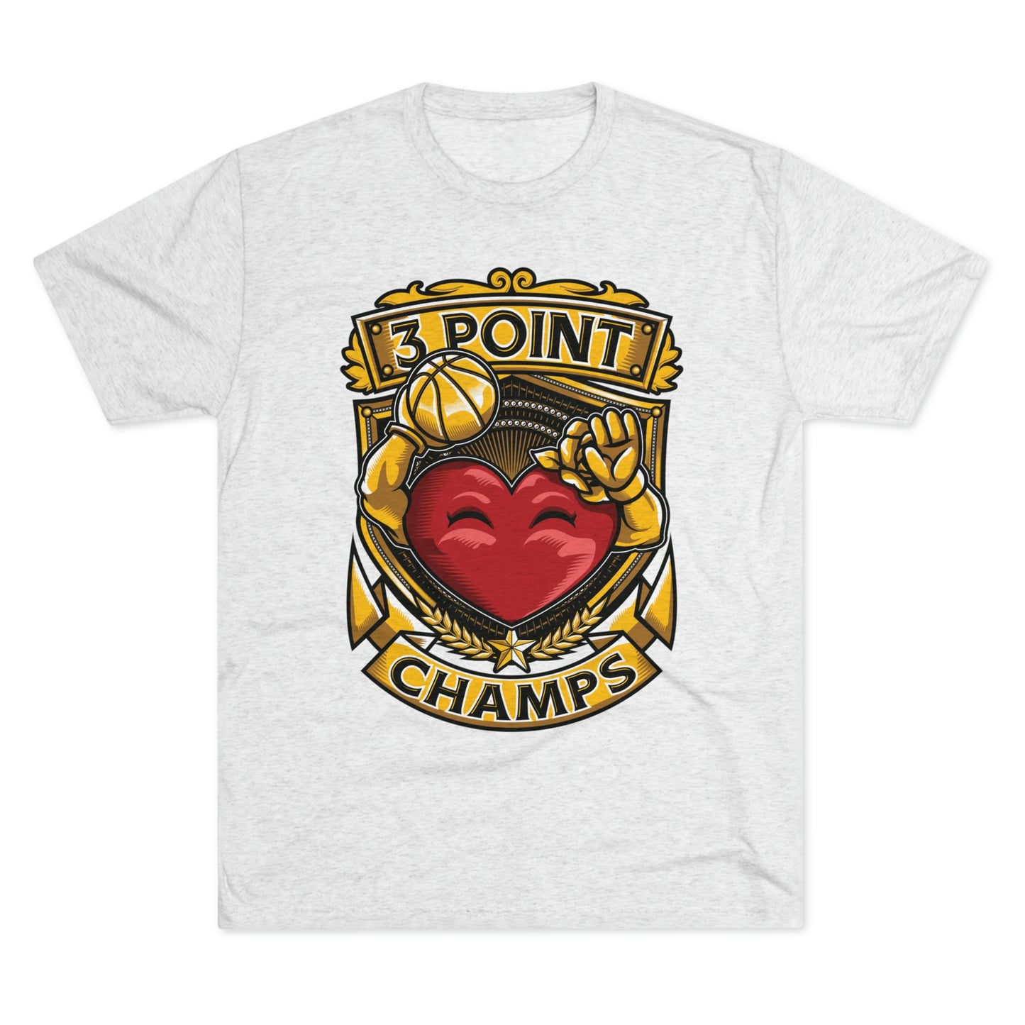 3 POINT CHAMPS - PREMIUM SOFT - Unisex Tri-Blend Crew Tee (Next Level 6010)