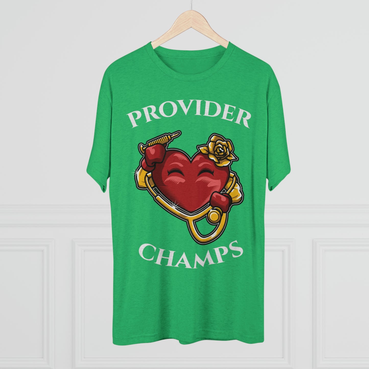 PROVIDER CHAMPS - PREMIUM SOFT - Unisex Tri-Blend Crew Tee (Next Level 6010)