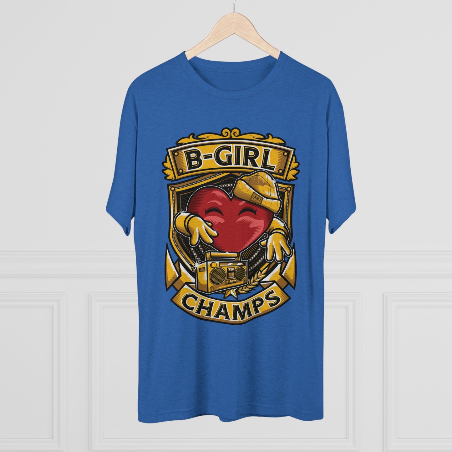 B-GIRL CHAMPS - PREMIUM SOFT - Unisex Tri-Blend Crew Tee (Next Level 6010)