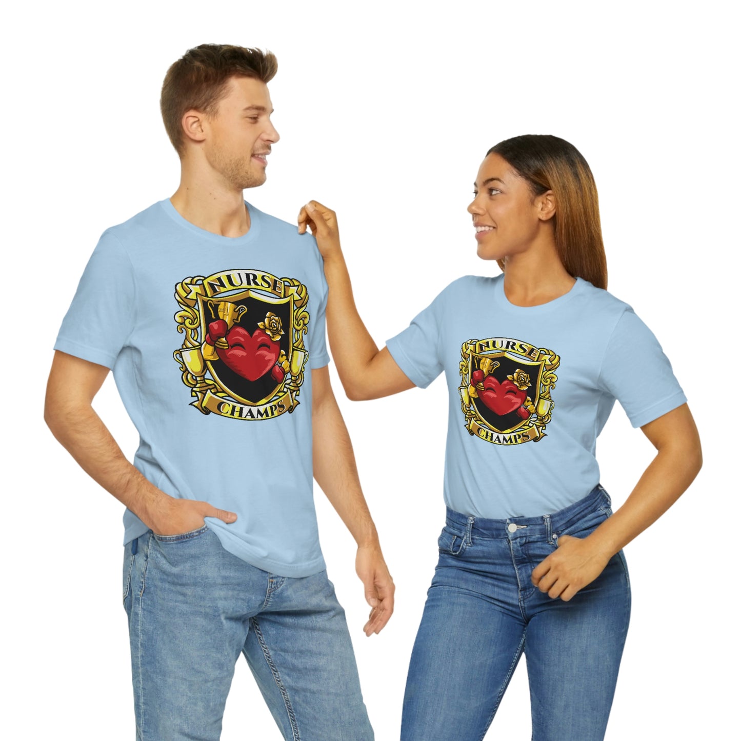 Nurse Champs! - Unisex Jersey Short Sleeve Tee (Bella+Canvas)