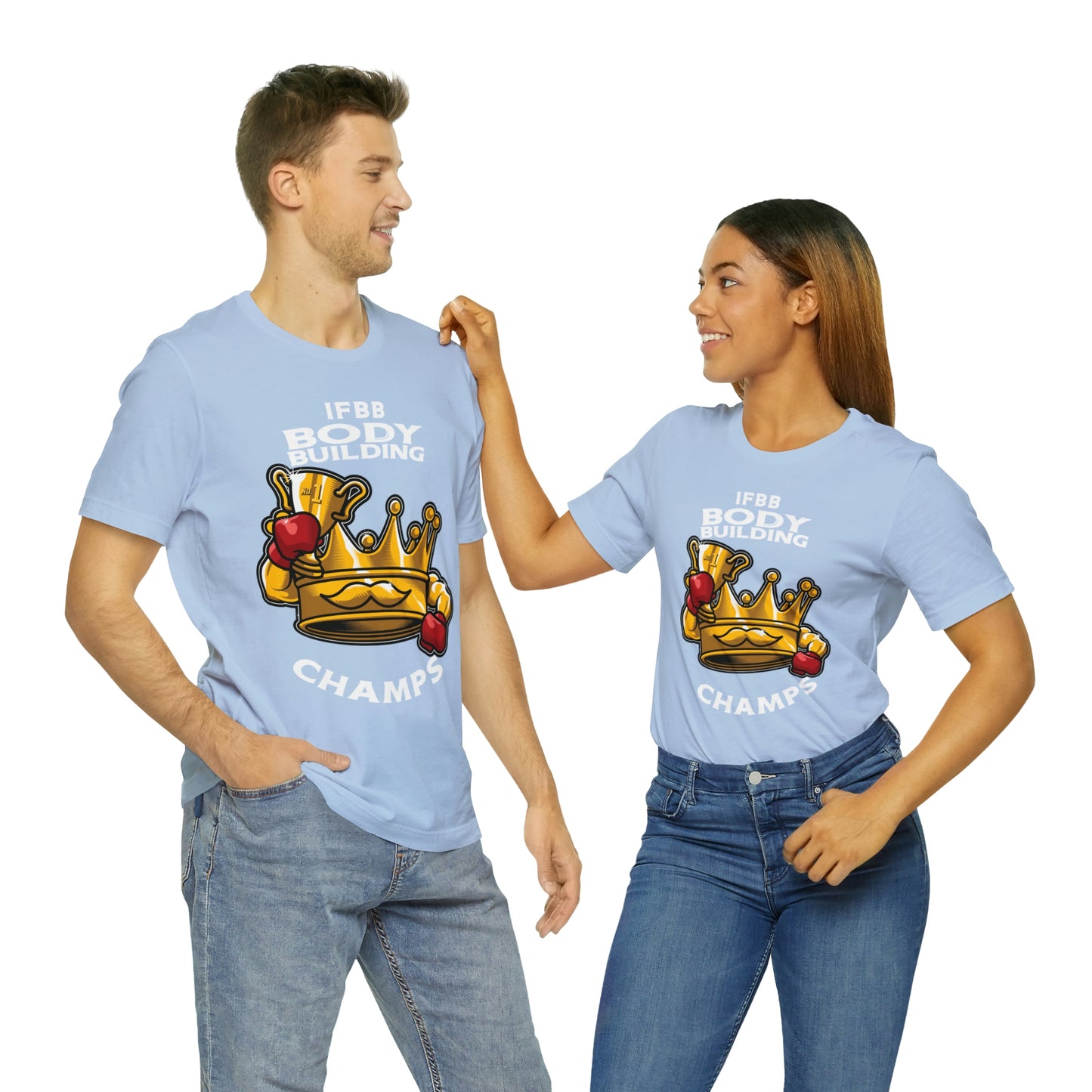 IFBB BODY BUILDING CHAMPS (v2) - Unisex Jersey Short Sleeve Tee (Bella+Canvas)