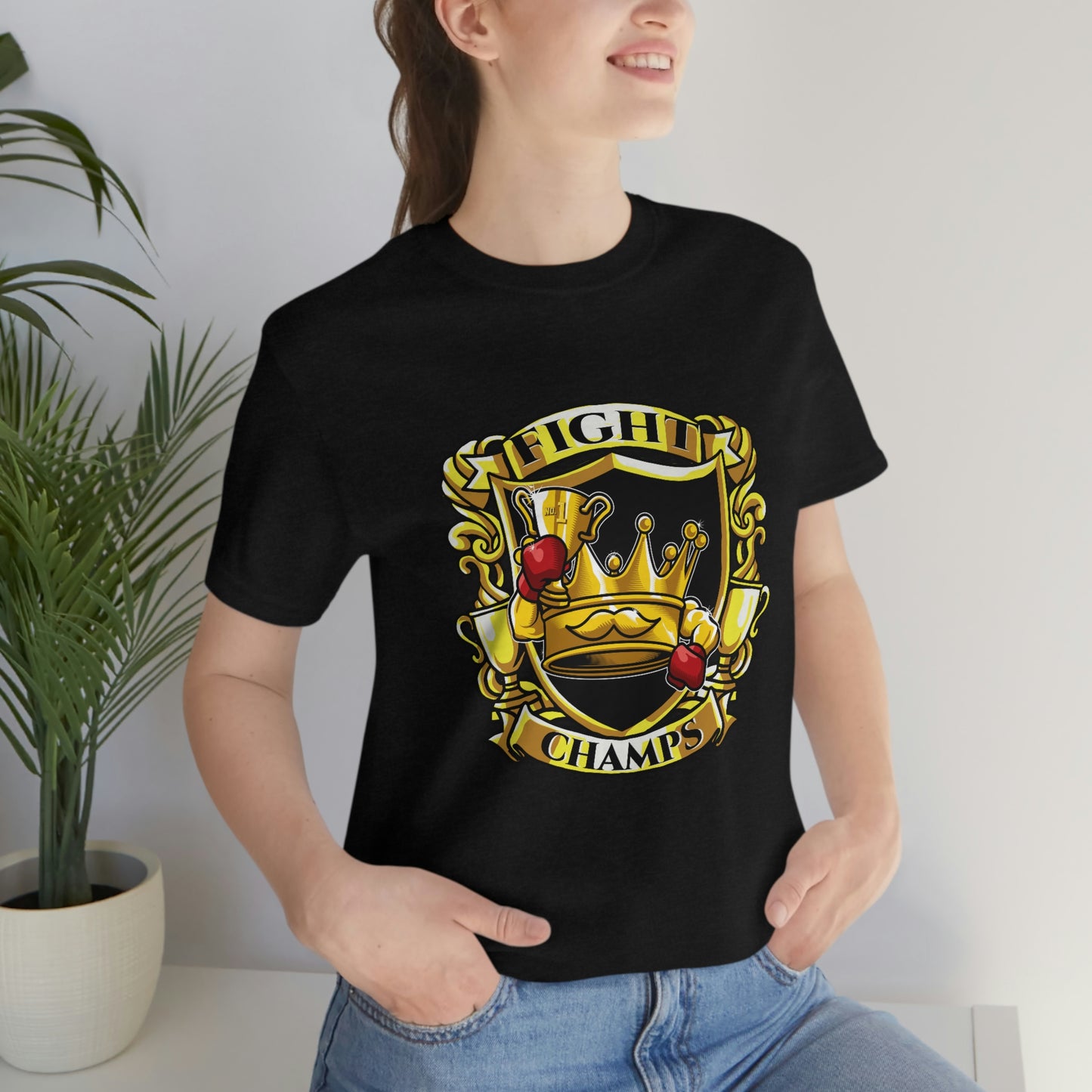 Fight Champs! Unisex Jersey Short Sleeve Tee (Bella+Canvas)
