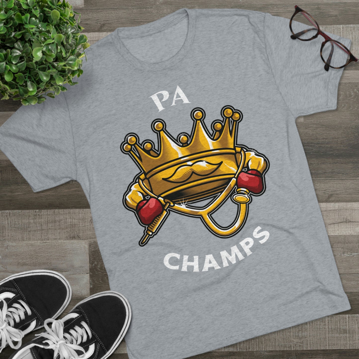 PA CHAMPS - PREMIUM SOFT - Unisex Tri-Blend Crew Tee (Next Level 6010)