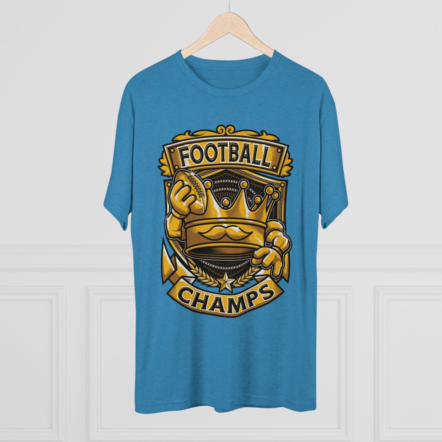 FOOTBALL CHAMPS - PREMIUM SOFT - Unisex Tri-Blend Crew Tee (Next Level 6010)