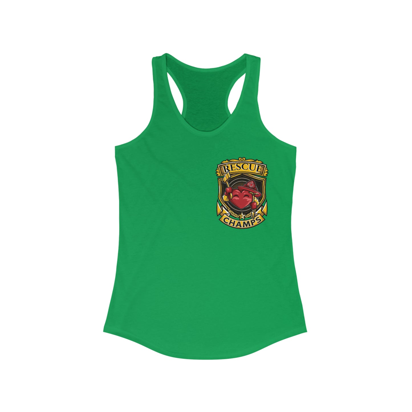 RESCUE CHAMPS (Small Logo) - Women's Ideal Racerback Tank
