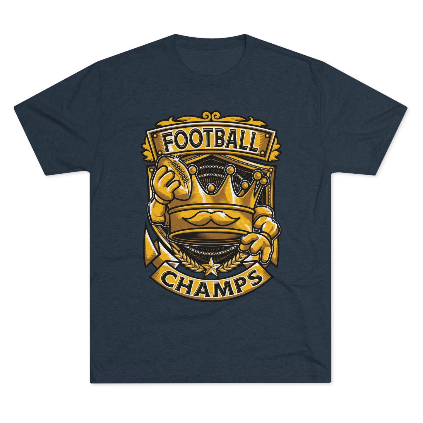 FOOTBALL CHAMPS - PREMIUM SOFT - Unisex Tri-Blend Crew Tee (Next Level 6010)