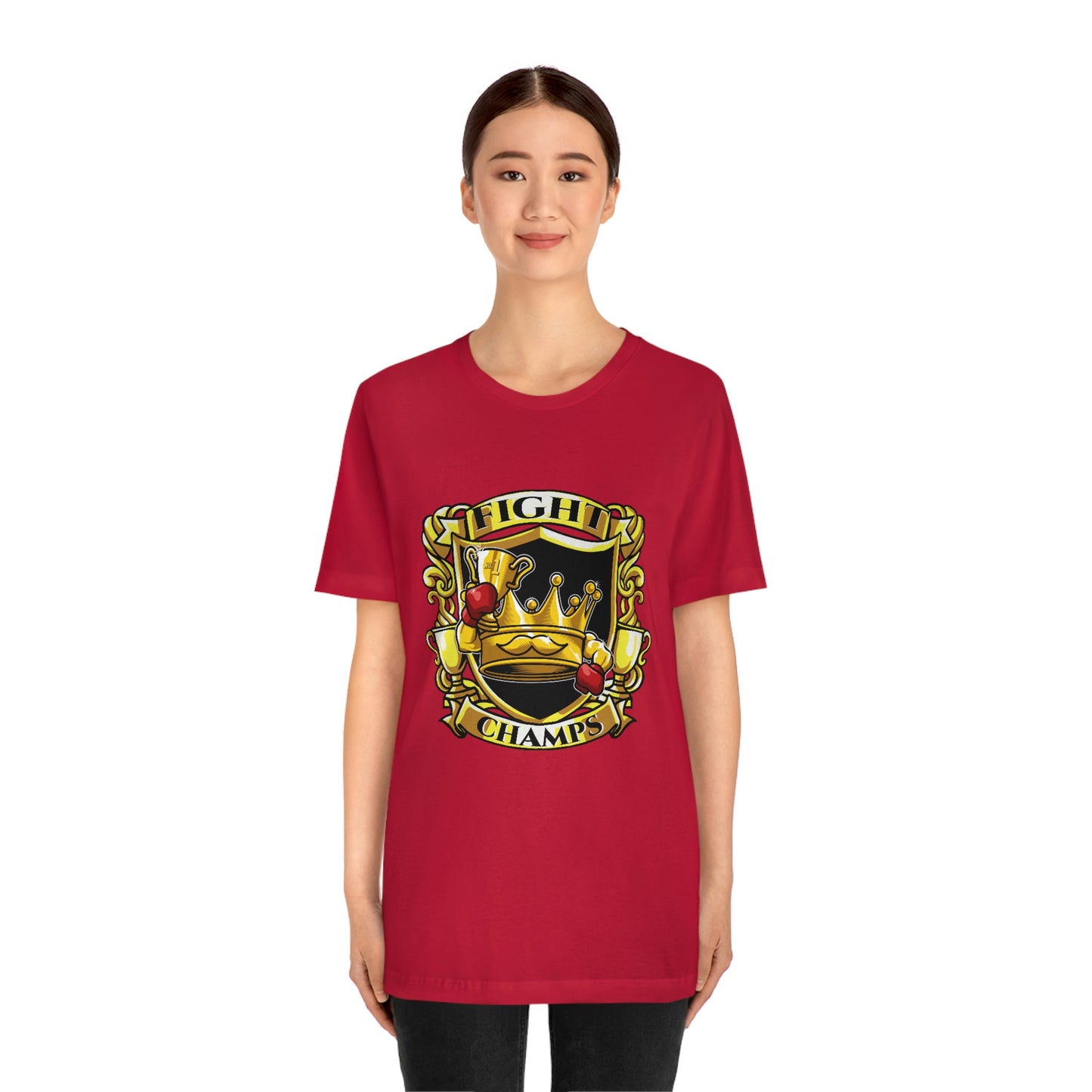 Fight Champs! Unisex Jersey Short Sleeve Tee (Bella+Canvas)