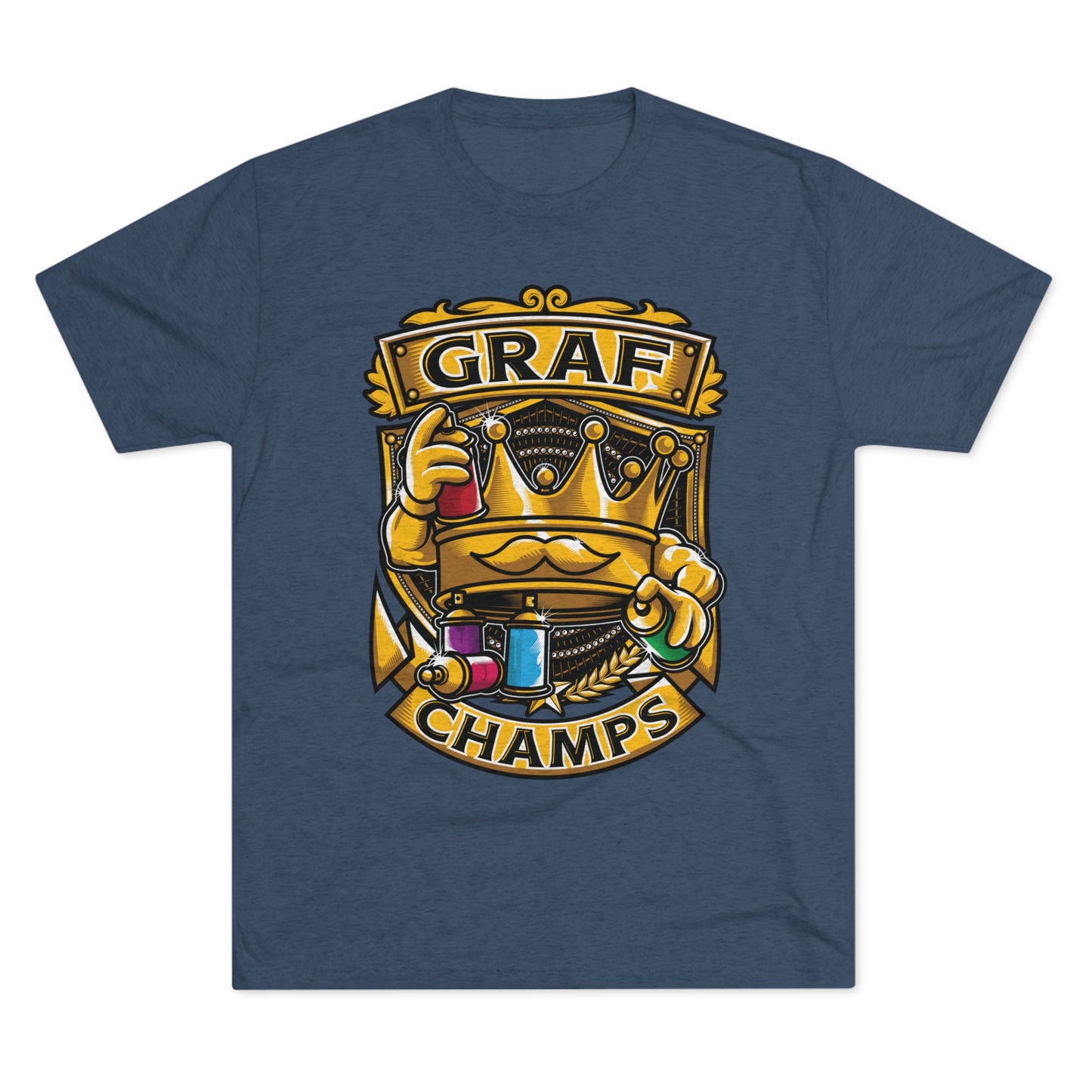 GRAF CHAMPS - PREMIUM SOFT - Unisex Tri-Blend Crew Tee (Next Level 6010)