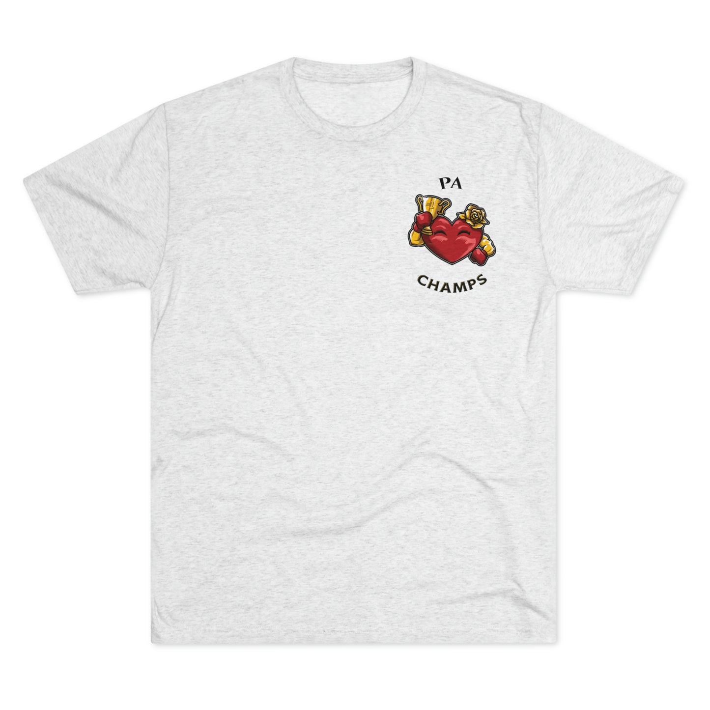 PA CHAMPS (Alternate Small Logo) - PREMIUM SOFT - Unisex Tri-Blend Crew Tee (Next Level 6010)