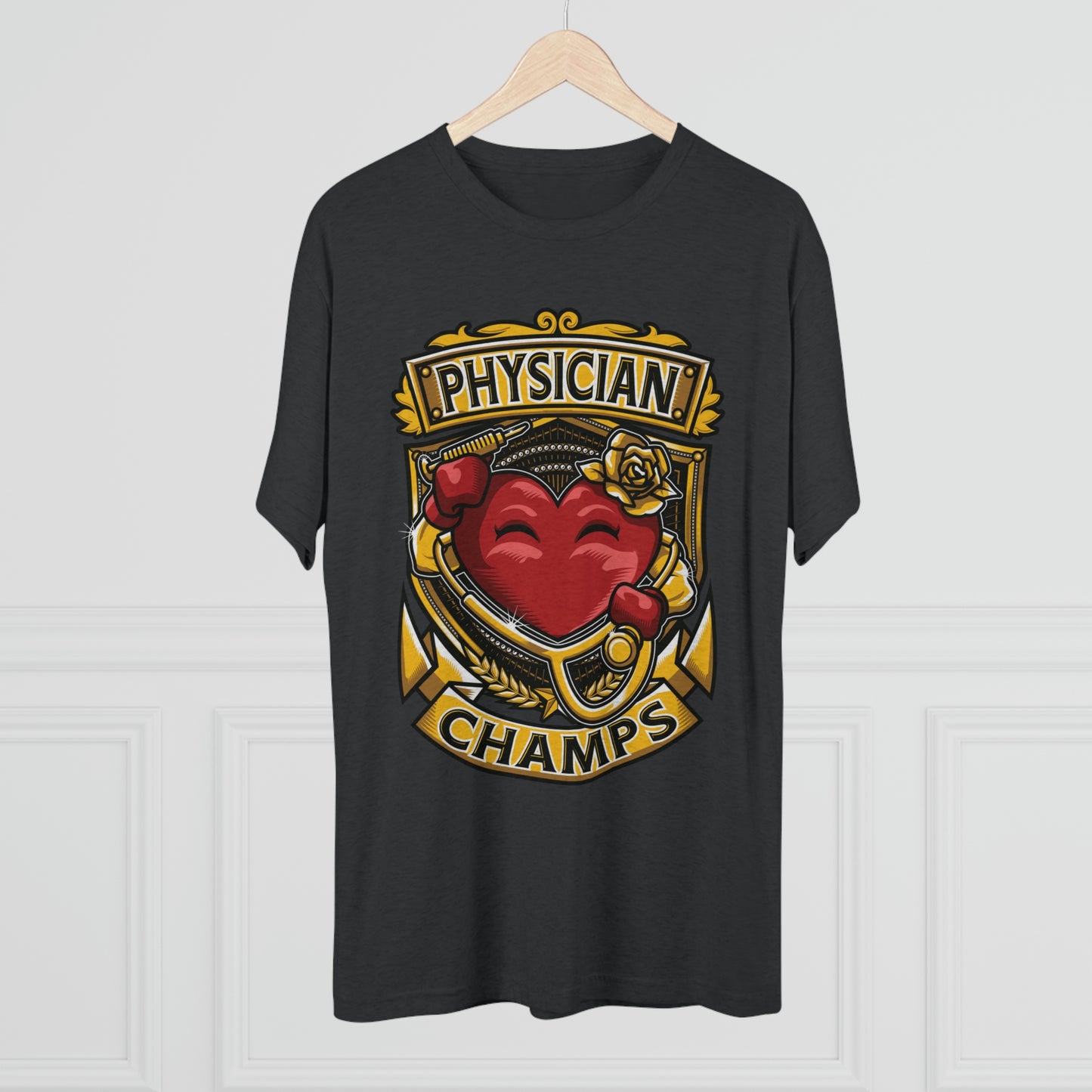 PHYSICIAN CHAMPS - PREMIUM SOFT - Unisex Tri-Blend Crew Tee (Next Level 6010)