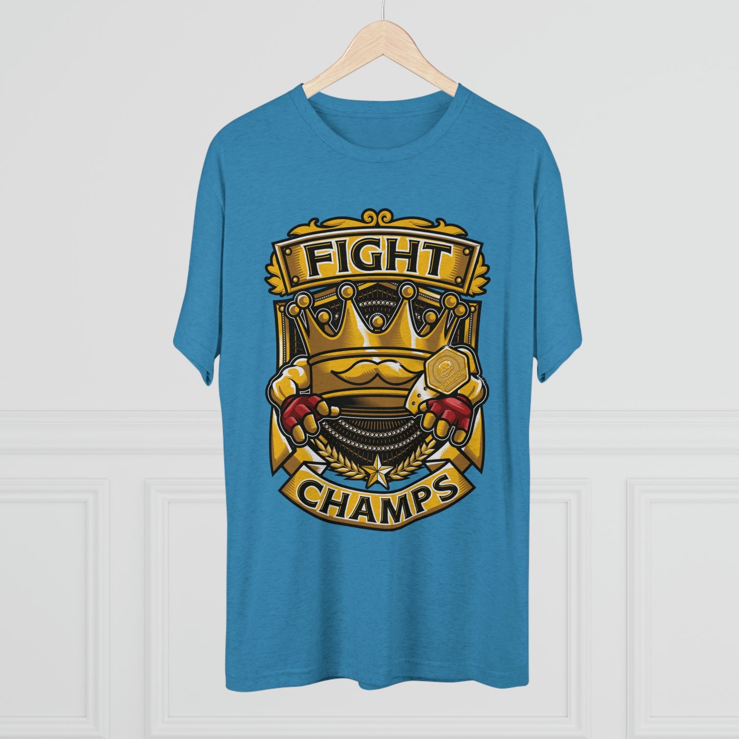 FIGHT CHAMPS - PREMIUM SOFT - Unisex Tri-Blend Crew Tee (Next Level 6010)