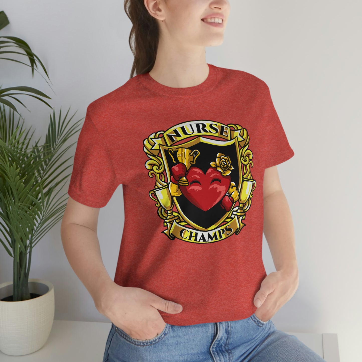 Nurse Champs! - Unisex Jersey Short Sleeve Tee (Bella+Canvas)
