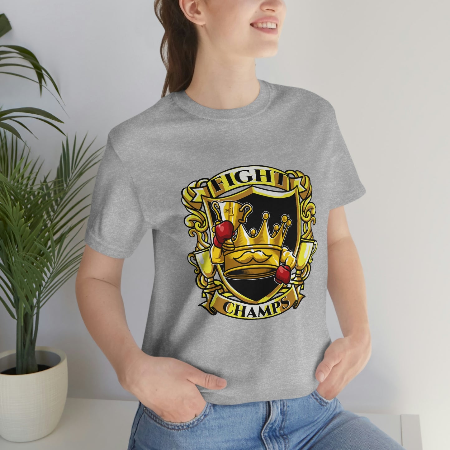 Fight Champs! Unisex Jersey Short Sleeve Tee (Bella+Canvas)