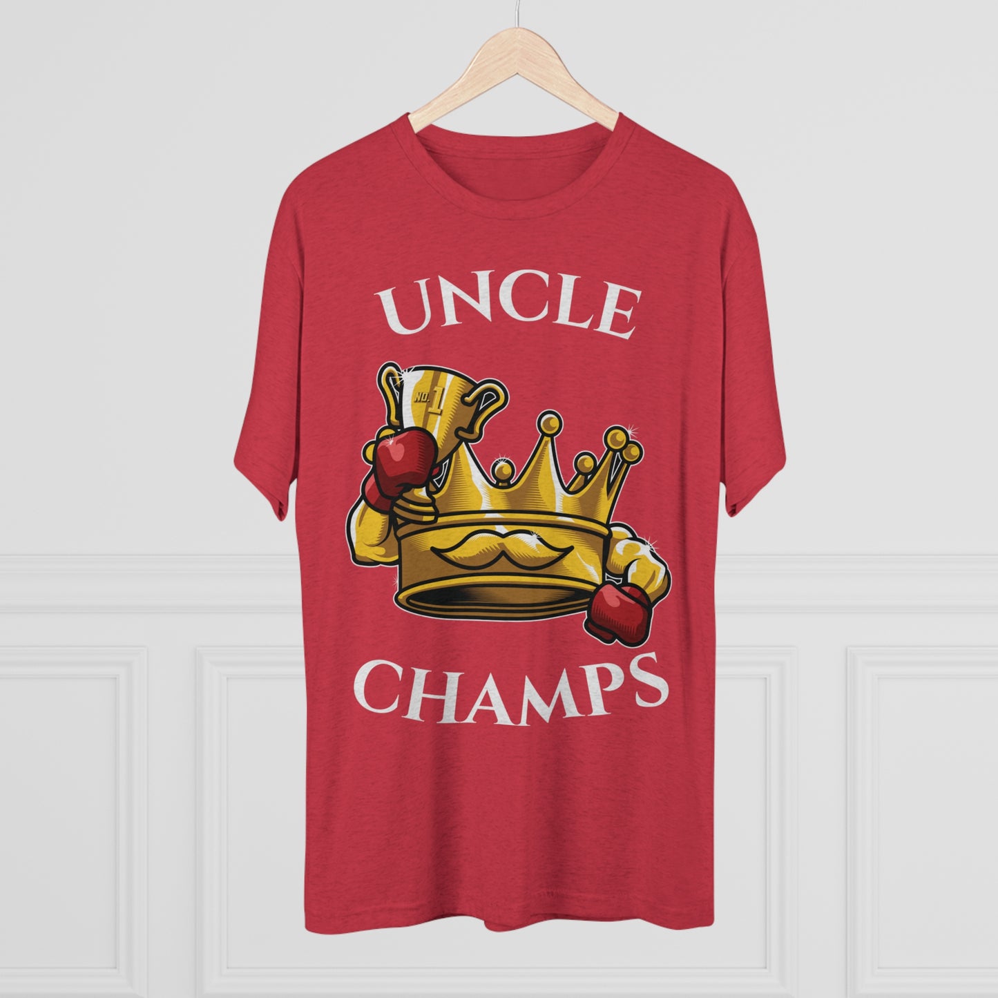 UNCLE CHAMPS - PREMIUM SOFT - Unisex Tri-Blend Crew Tee (Next Level 6010)