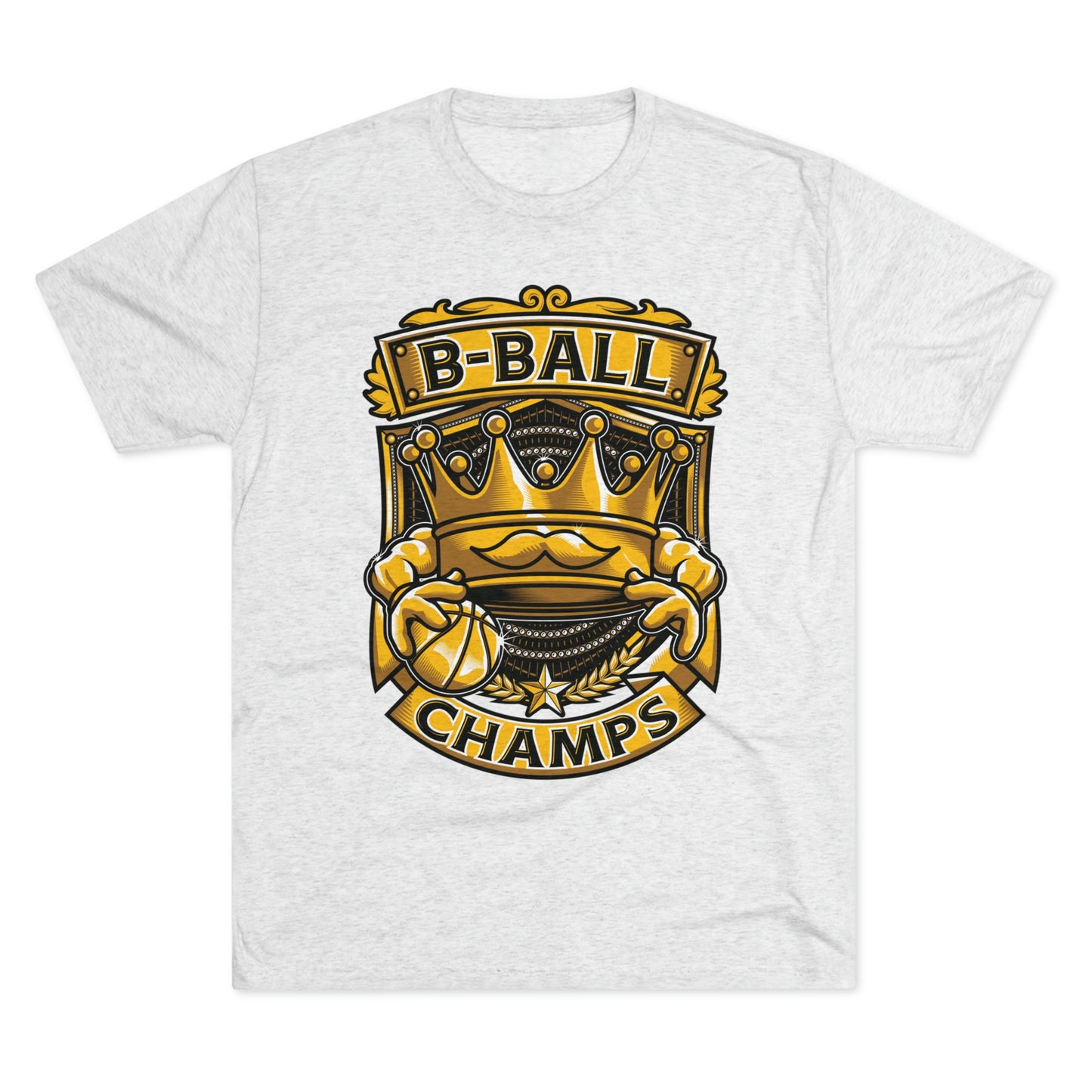 B-BALL CHAMPS - PREMIUM SOFT - Unisex Tri-Blend Crew Tee (Next Level 6010)