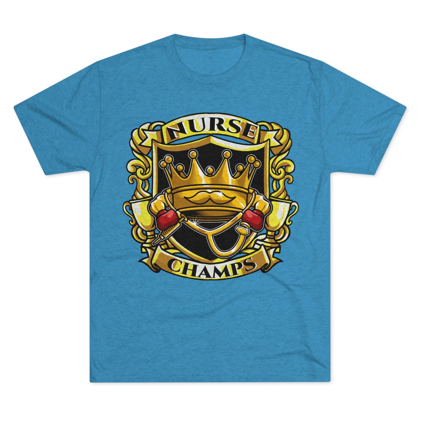 NURSE CHAMPS - PREMIUM SOFT - Unisex Tri-Blend Crew Tee (Next Level 6010)