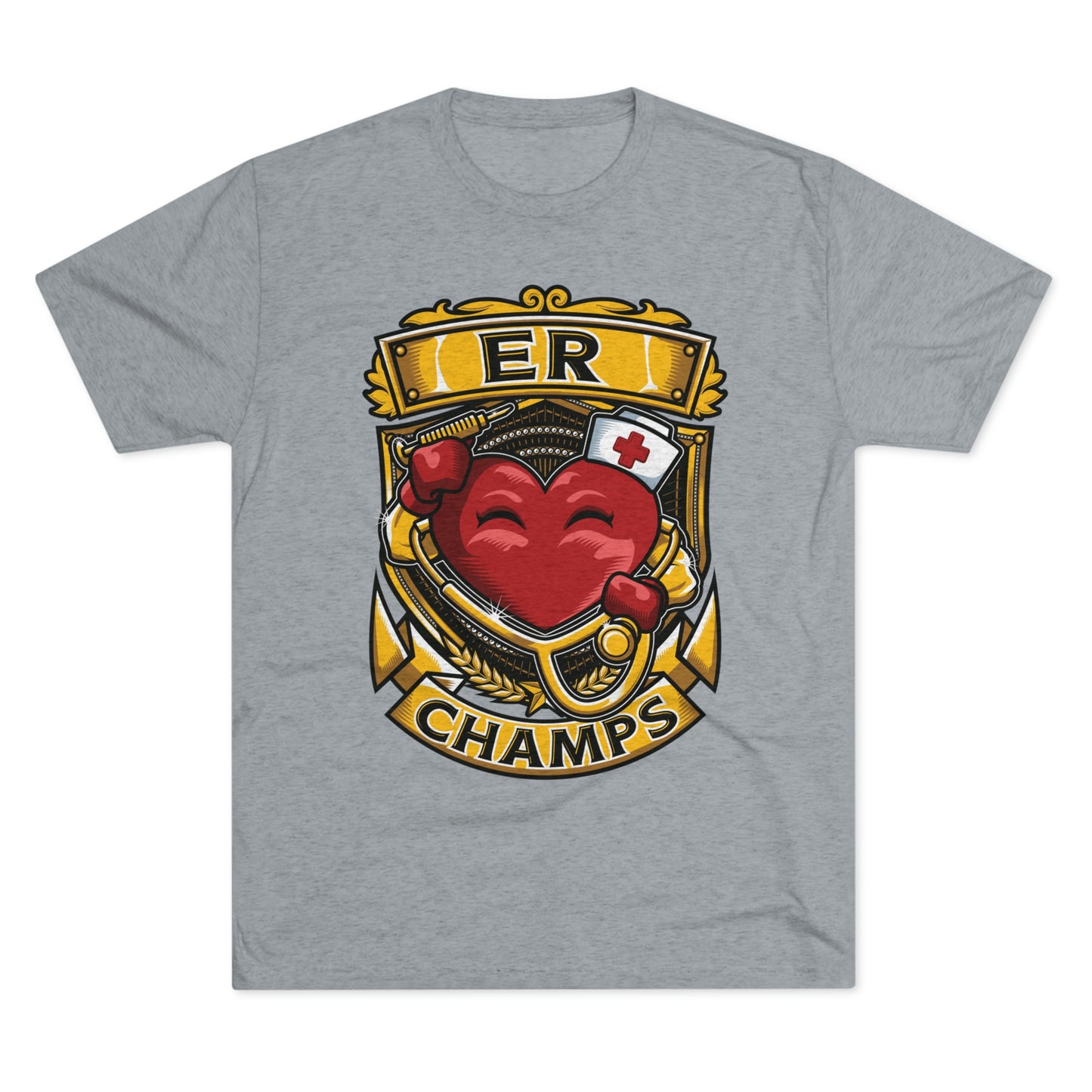 ER CHAMPS - PREMIUM SOFT - Unisex Tri-Blend Crew Tee (Next Level 6010)