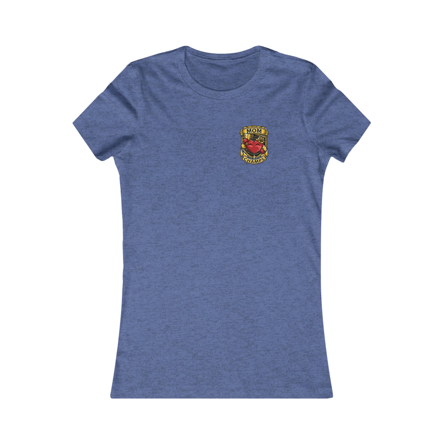 Mom Champs! (Small Front Logo) - Women's Favorite Tee (Bella+Canvas)