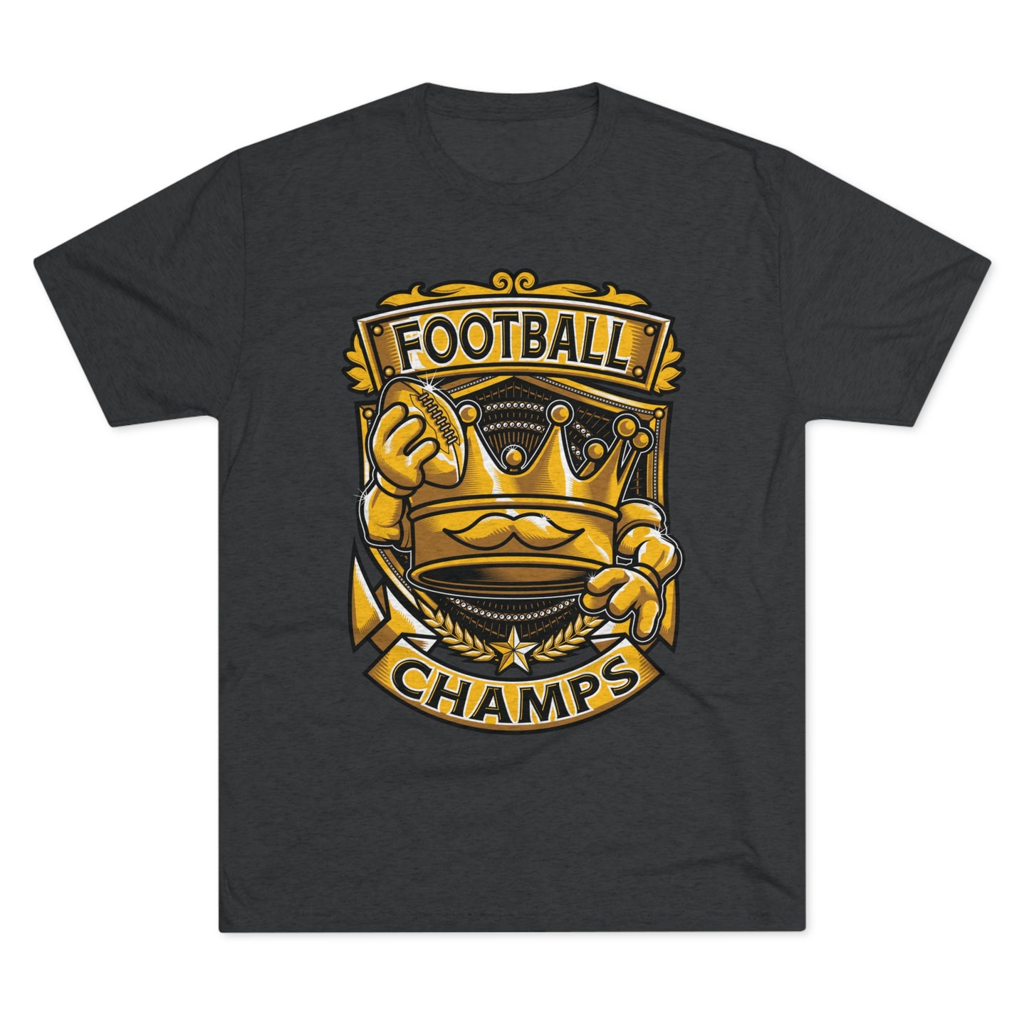 FOOTBALL CHAMPS - PREMIUM SOFT - Unisex Tri-Blend Crew Tee (Next Level 6010)