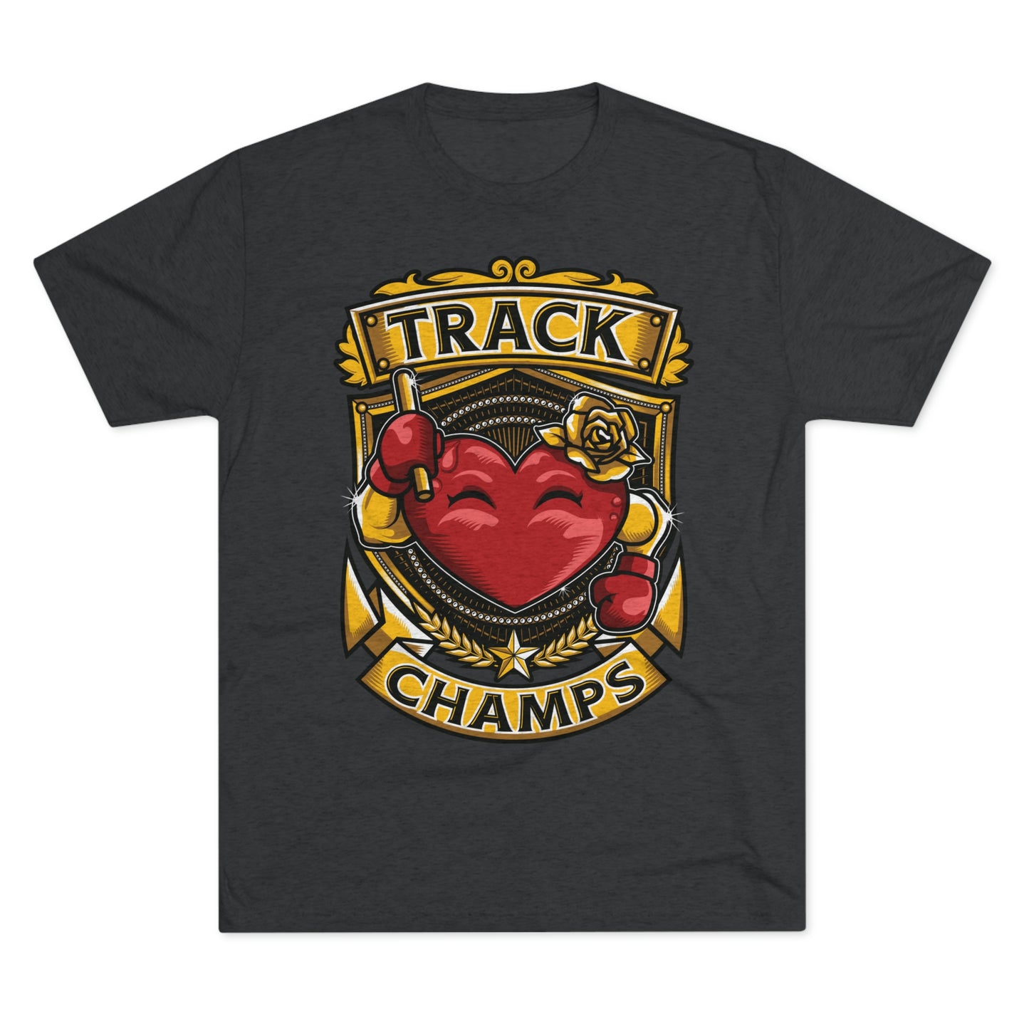 TRACK CHAMPS - PREMIUM SOFT - Unisex Tri-Blend Crew Tee (Next Level 6010)