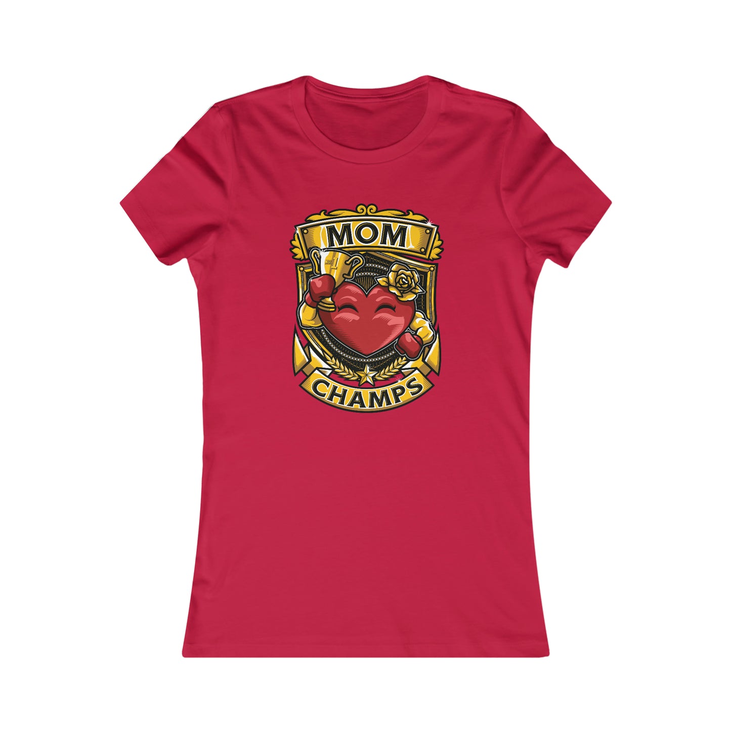Mom Champs! Women's Favorite Tee (Bella+Canva)