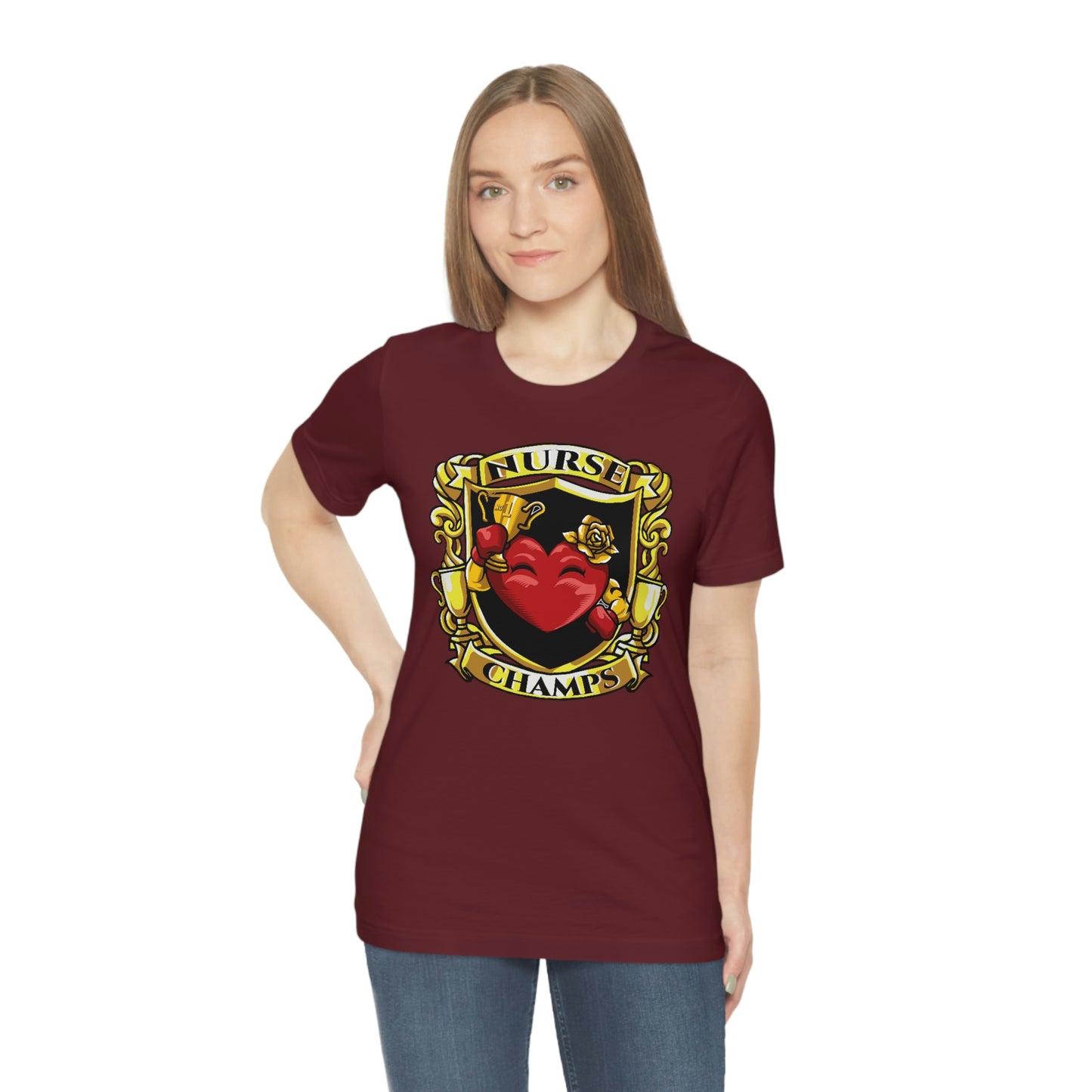 Nurse Champs! - Unisex Jersey Short Sleeve Tee (Bella+Canvas)