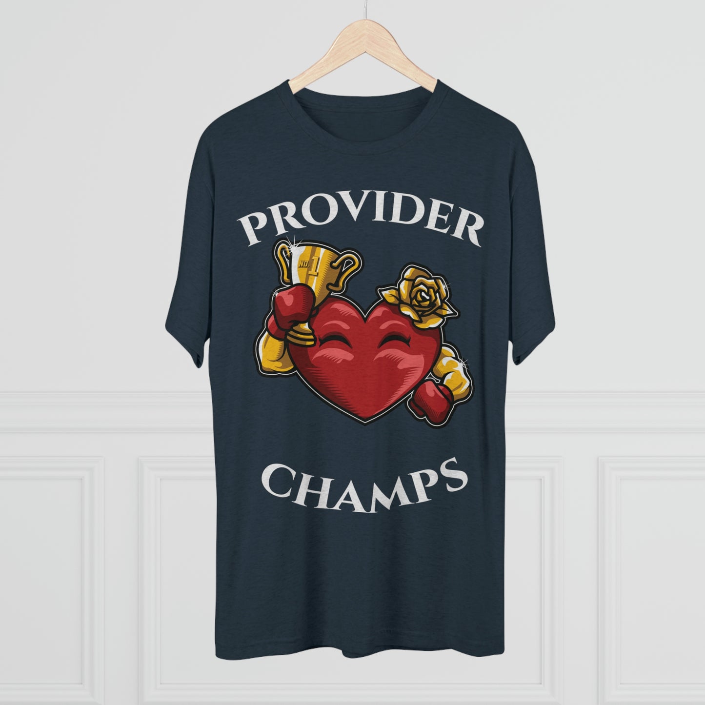 PROVIDER CHAMPS (Alternate Logo) - PREMIUM SOFT - Unisex Tri-Blend Crew Tee (Next Level 6010)