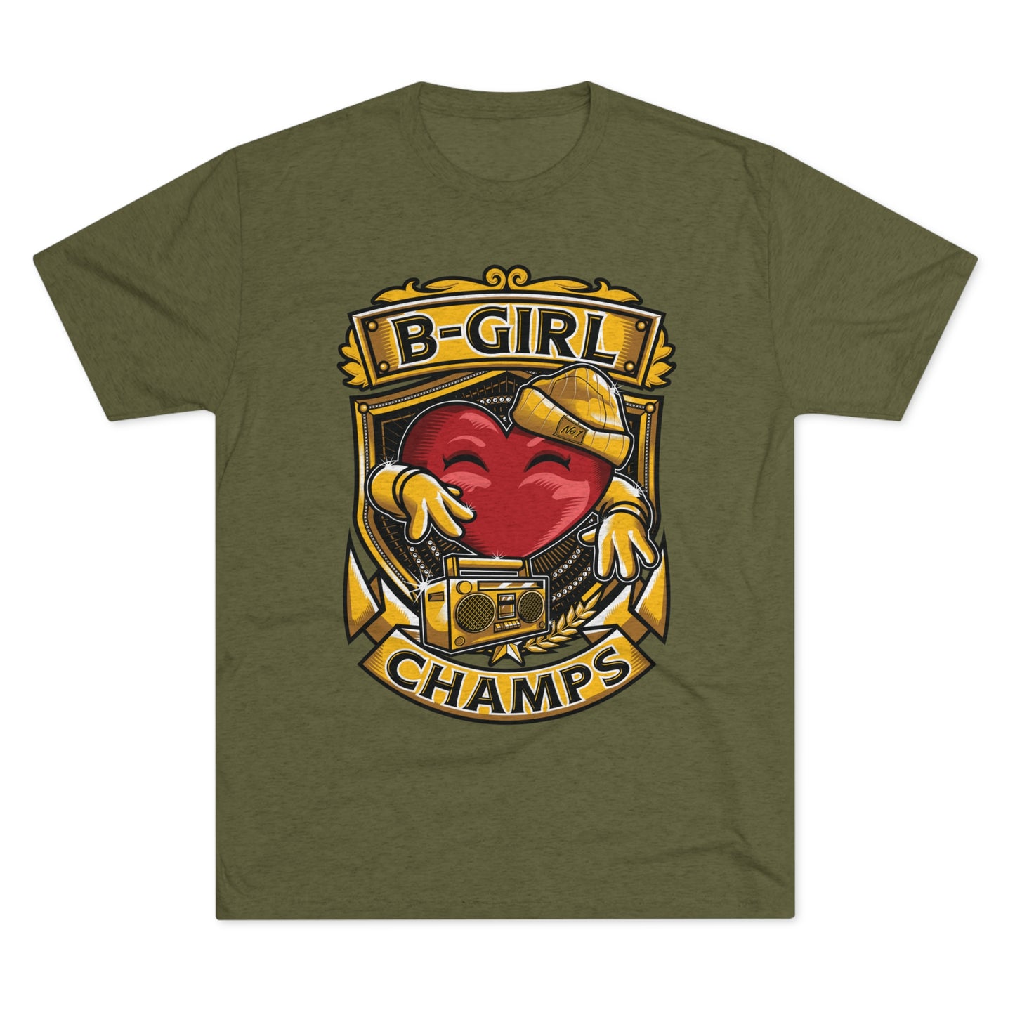 B-GIRL CHAMPS - PREMIUM SOFT - Unisex Tri-Blend Crew Tee (Next Level 6010)
