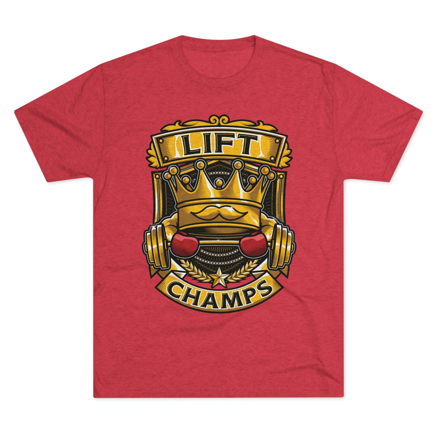 LIFT CHAMPS - PREMIUM SOFT - Unisex Tri-Blend Crew Tee (Next Level 6010)