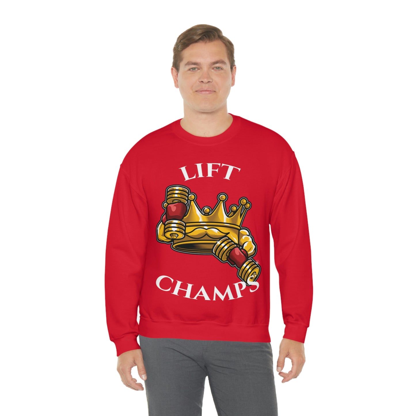 Lift Champs! - Unisex Heavy Blend™ Crewneck Sweatshirt