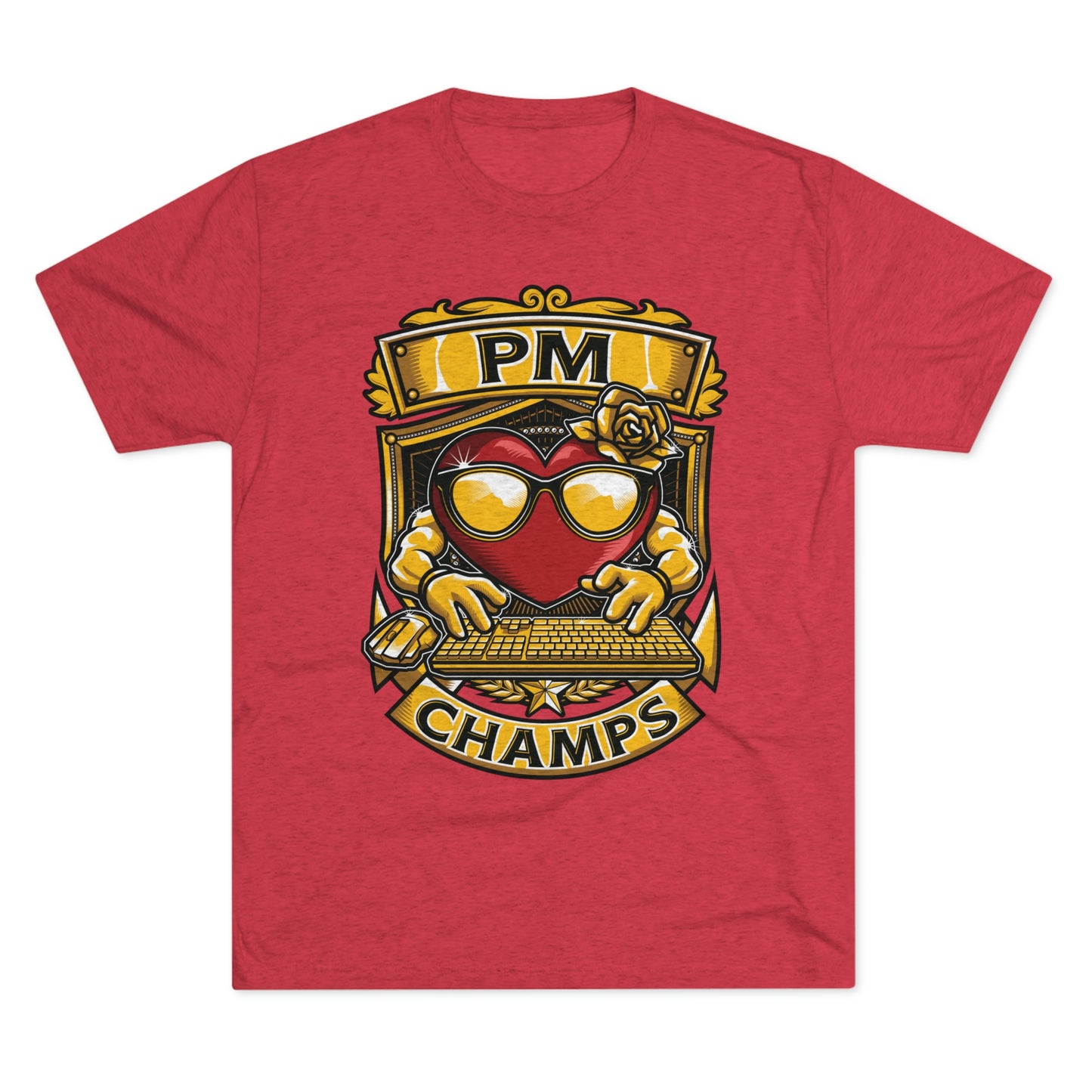 PM CHAMPS - PREMIUM SOFT - Unisex Tri-Blend Crew Tee (Next Level 6010)