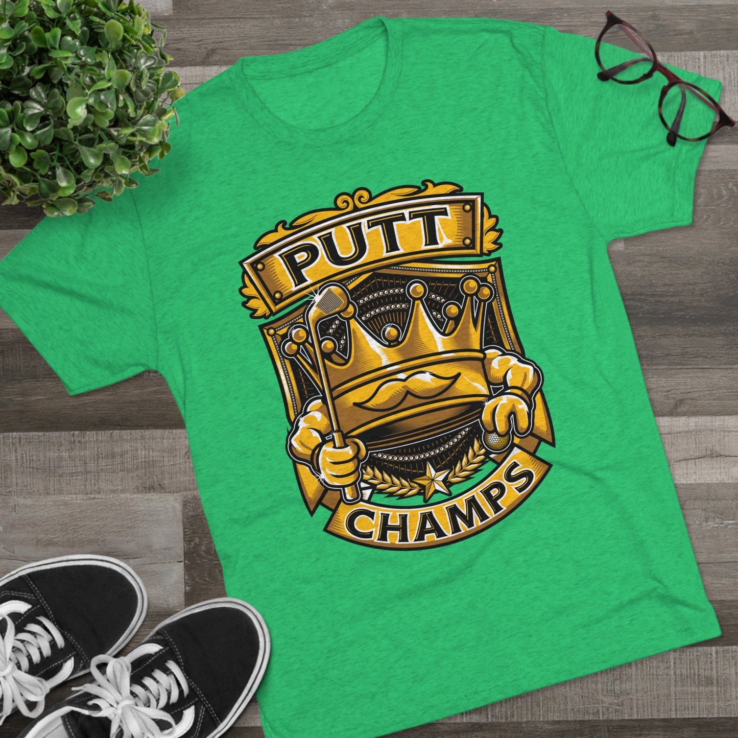 PUTT CHAMPS - PREMIUM SOFT - Unisex Tri-Blend Crew Tee (Next Level 6010)