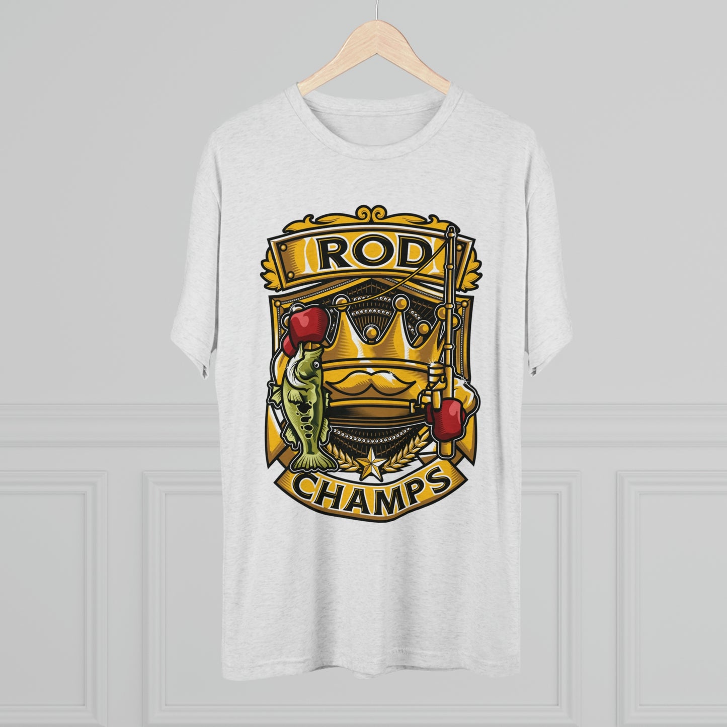 ROD CHAMPS - PREMIUM SOFT - Unisex Tri-Blend Crew Tee (Next Level 6010)