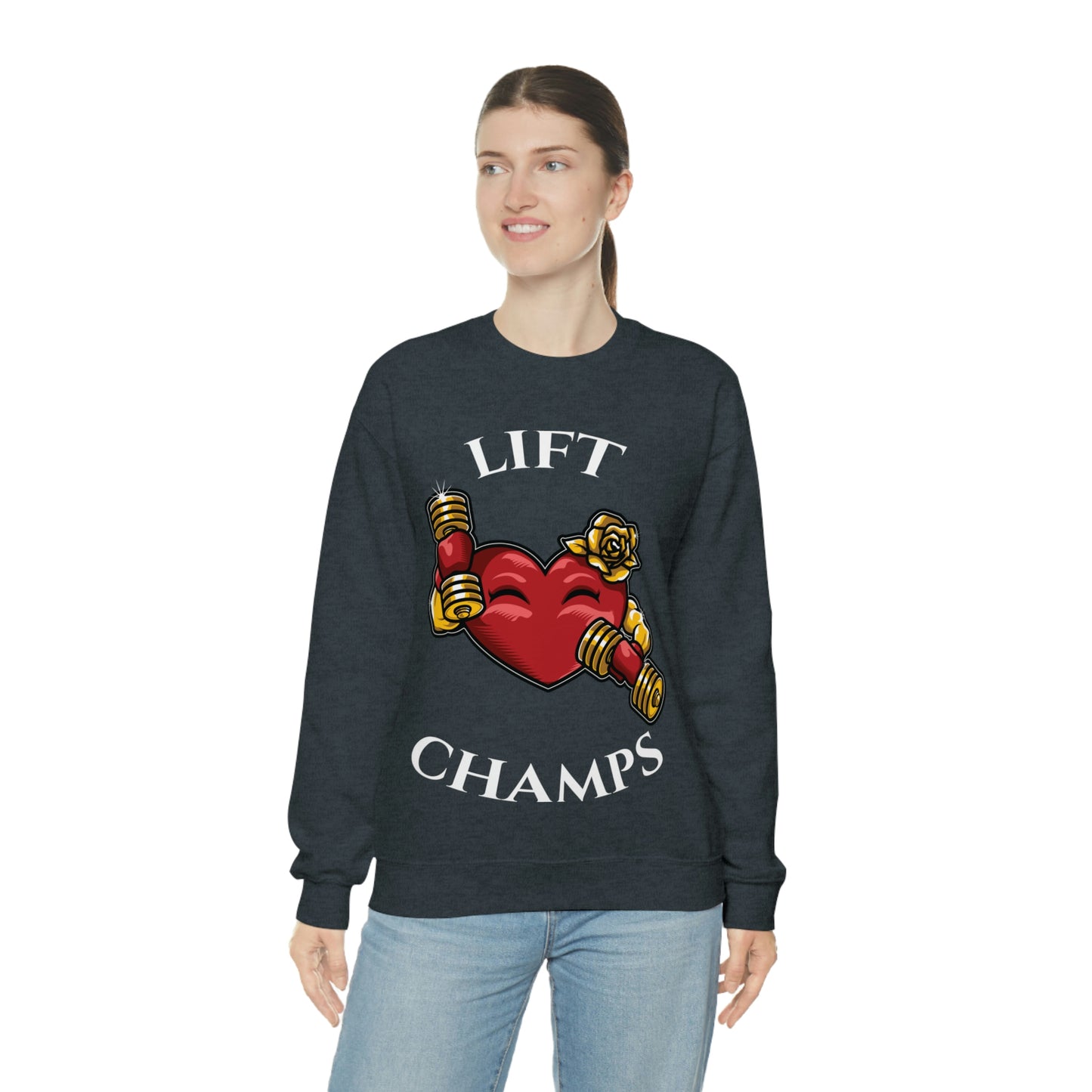 Lift Champs! - Unisex Heavy Blend™ Crewneck Sweatshirt