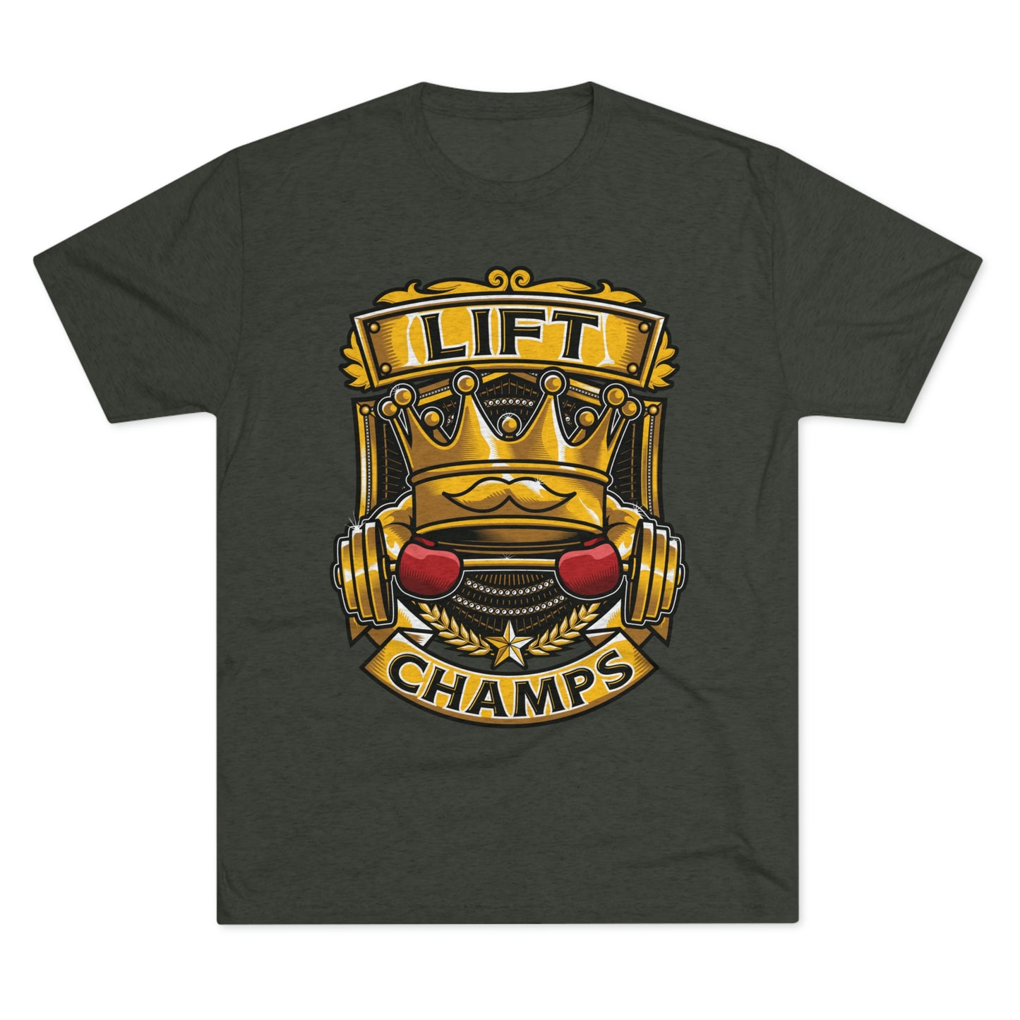 LIFT CHAMPS - PREMIUM SOFT - Unisex Tri-Blend Crew Tee (Next Level 6010)