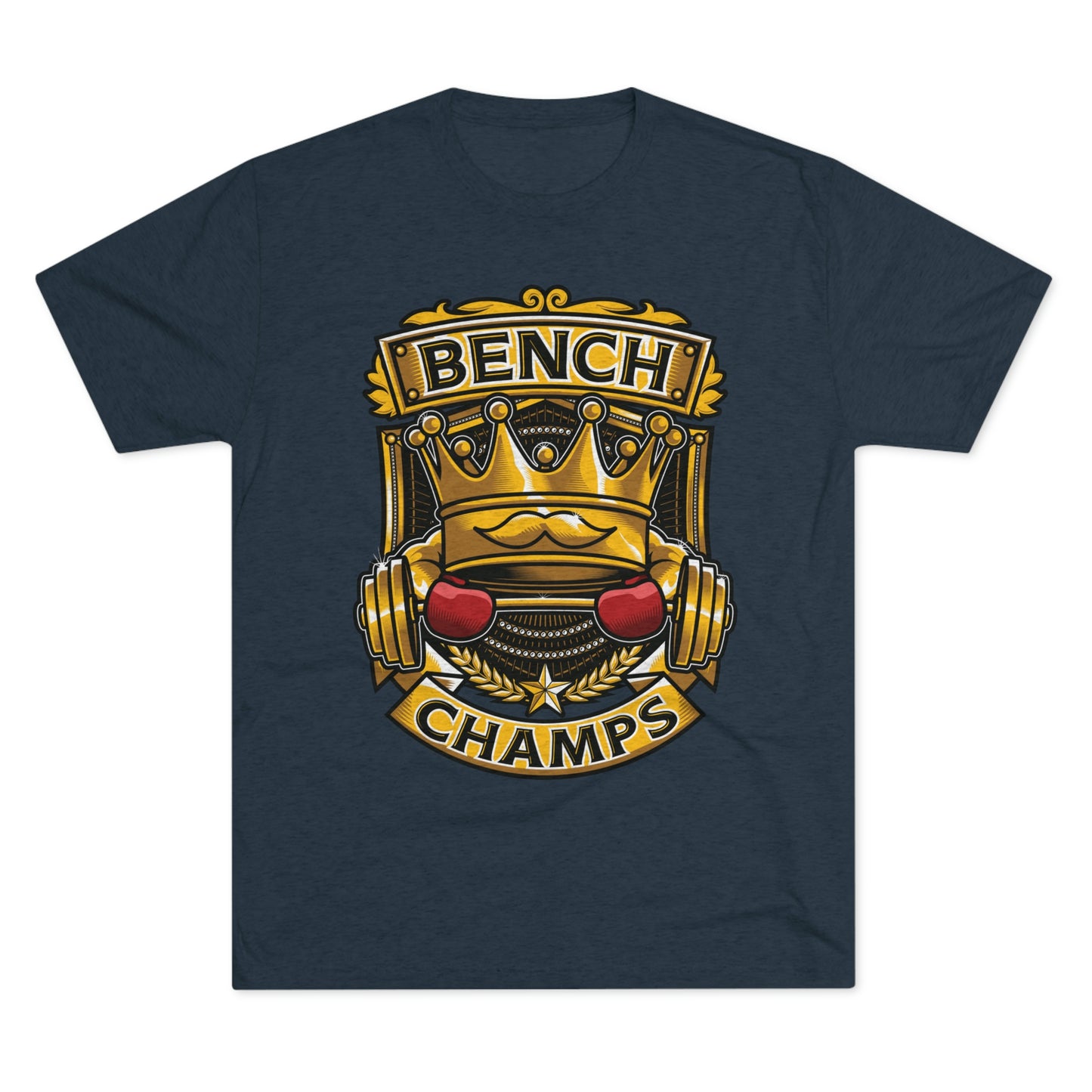 BENCH CHAMPS - PREMIUM SOFT - Unisex Tri-Blend Crew Tee (Next Level 6010)