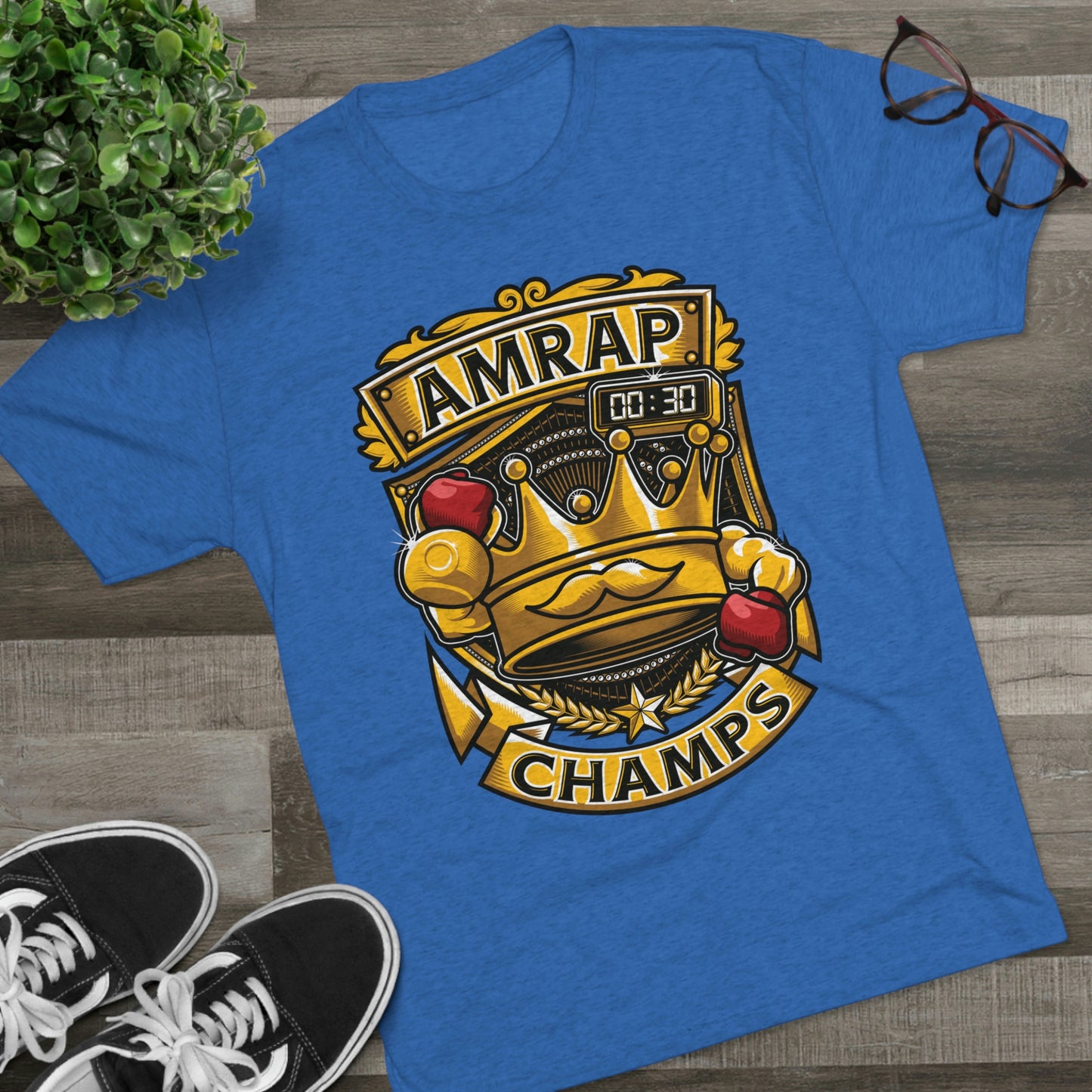 AMRAP CHAMPS - PREMIUM SOFT - Unisex Tri-Blend Crew Tee (Next Level 6010)