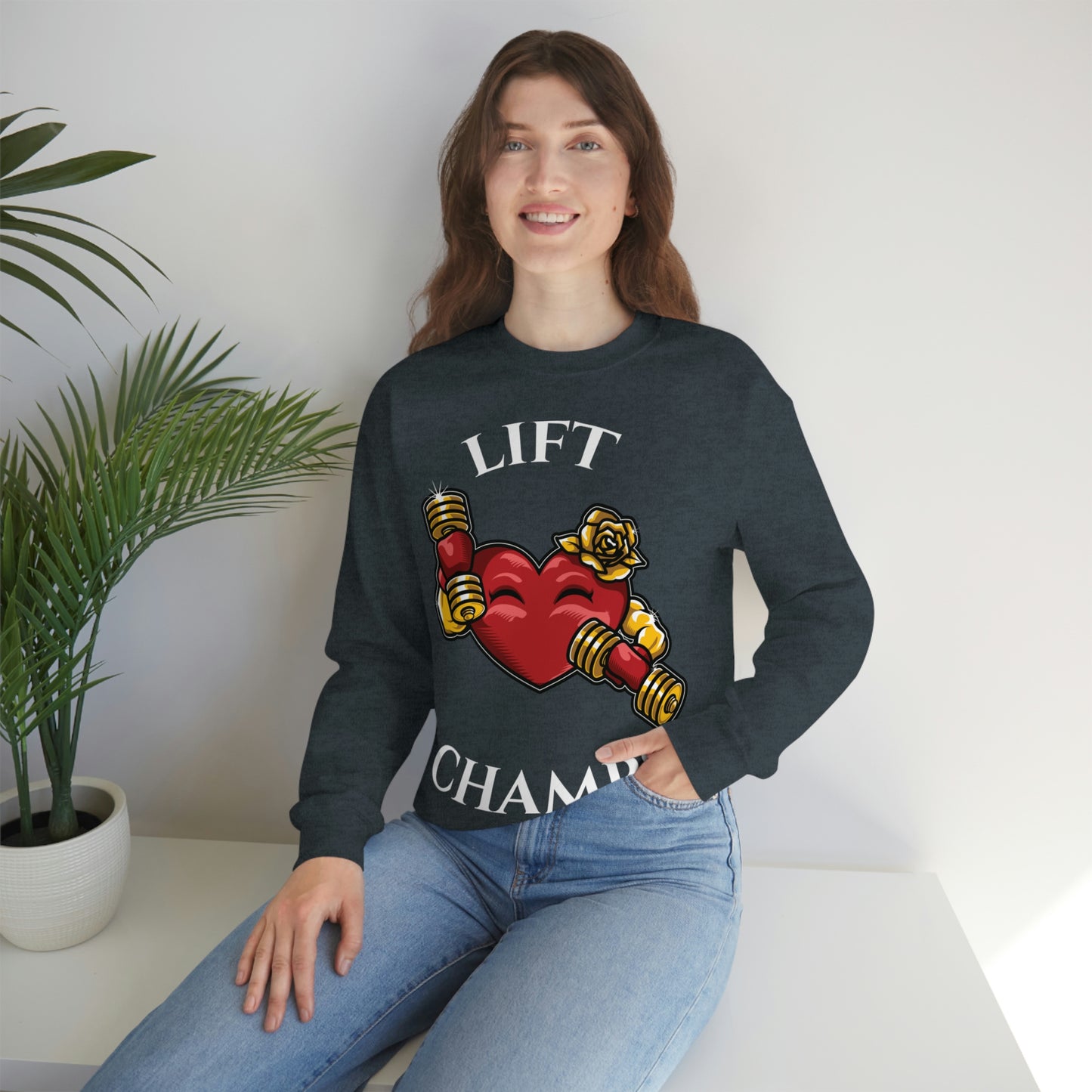 Lift Champs! - Unisex Heavy Blend™ Crewneck Sweatshirt