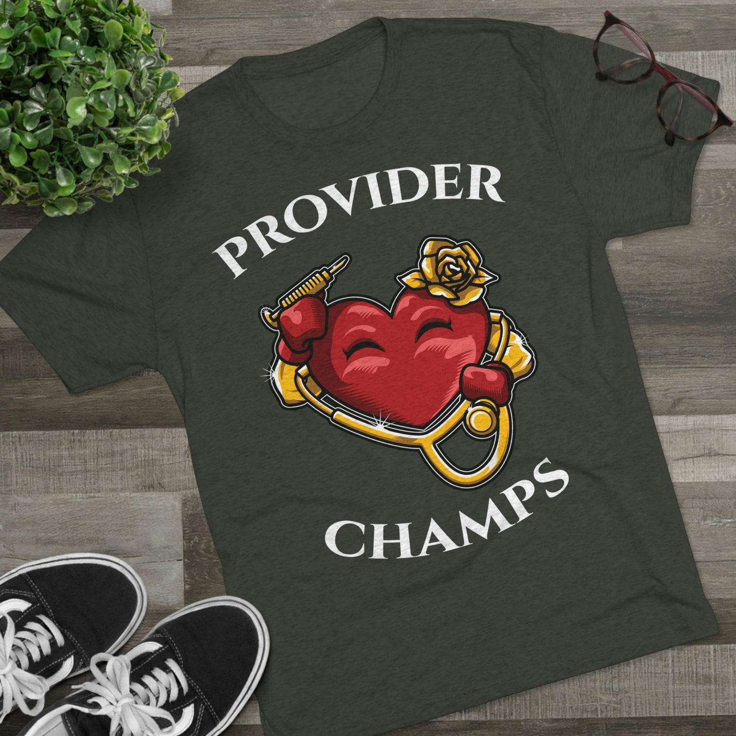 PROVIDER CHAMPS - PREMIUM SOFT - Unisex Tri-Blend Crew Tee (Next Level 6010)