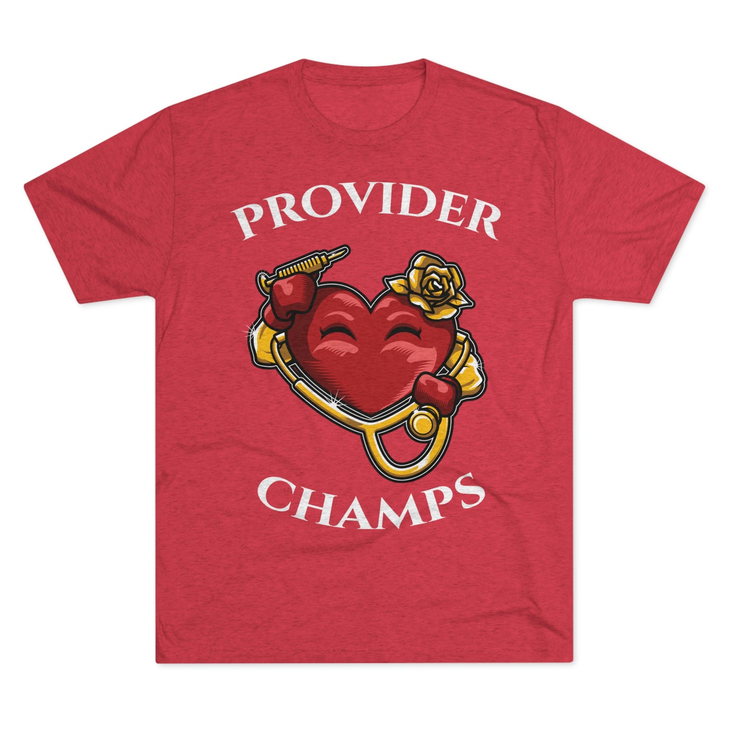 PROVIDER CHAMPS - PREMIUM SOFT - Unisex Tri-Blend Crew Tee (Next Level 6010)