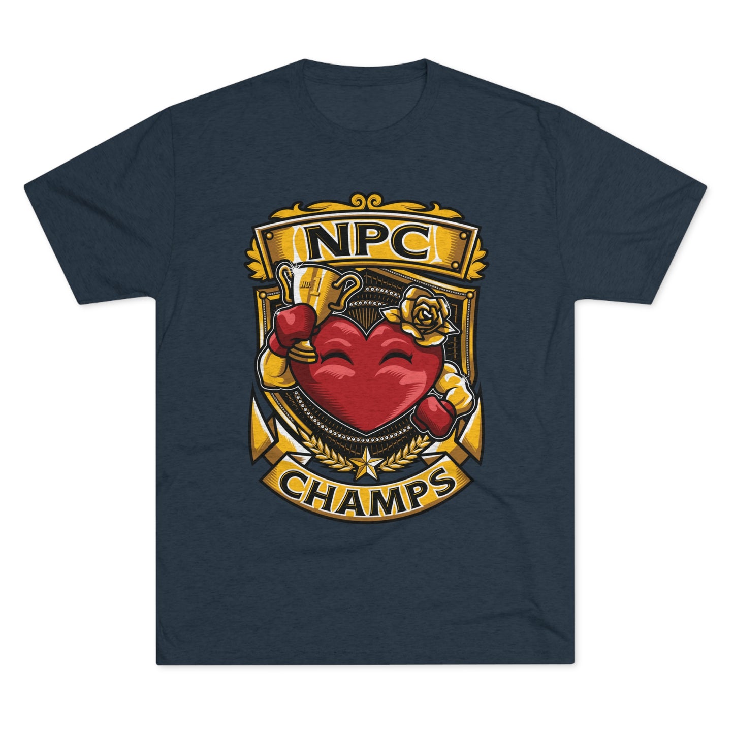 NPC CHAMPS - PREMIUM SOFT - Unisex Tri-Blend Crew Tee (Next Level 6010)