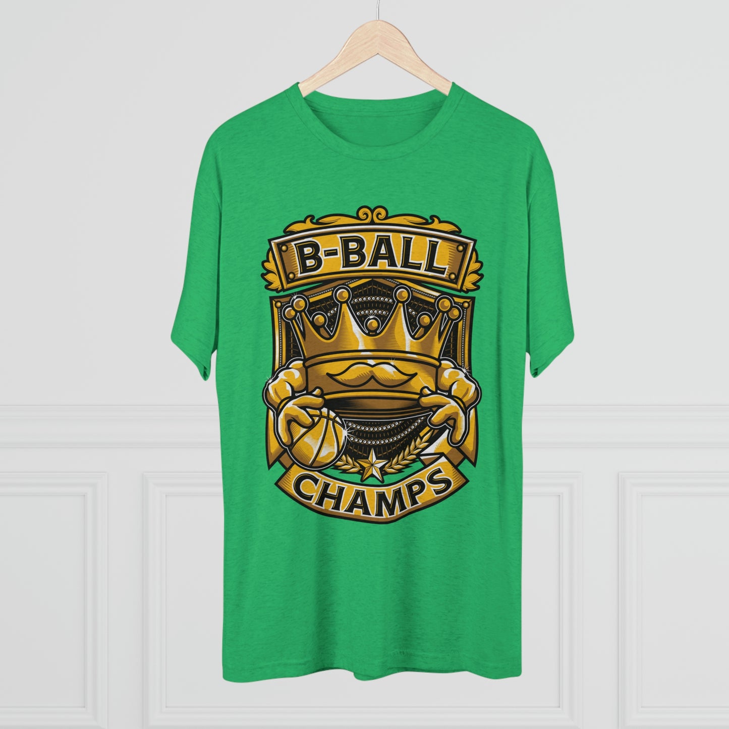 B-BALL CHAMPS - PREMIUM SOFT - Unisex Tri-Blend Crew Tee (Next Level 6010)
