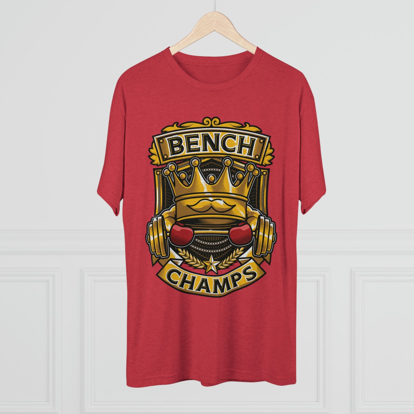 BENCH CHAMPS - PREMIUM SOFT - Unisex Tri-Blend Crew Tee (Next Level 6010)