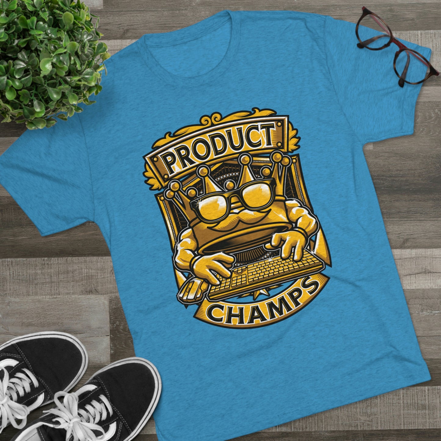 PRODUCT MANAGER CHAMPS (Men) - PREMIUM SOFT - Unisex Tri-Blend Crew Tee (Next Level 6010)