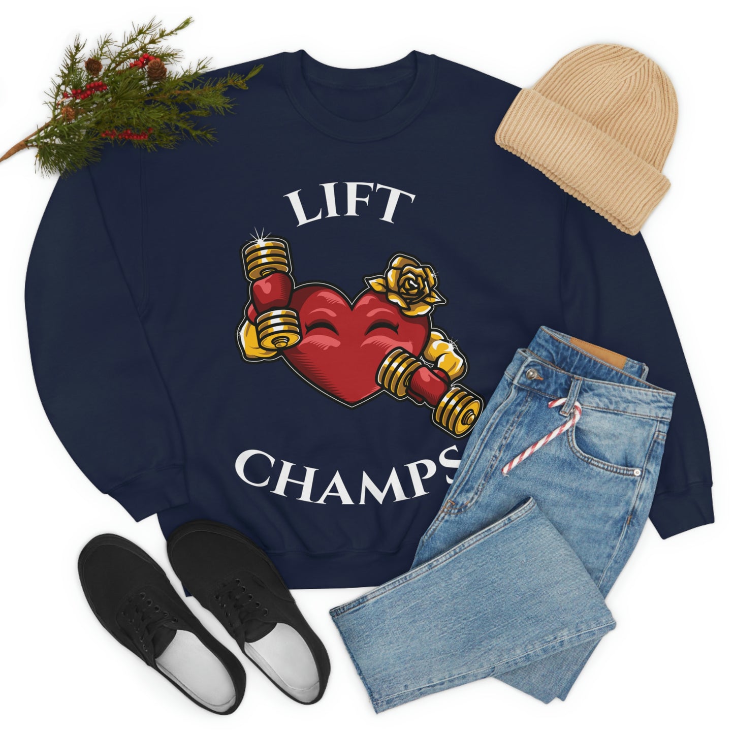 Lift Champs! - Unisex Heavy Blend™ Crewneck Sweatshirt