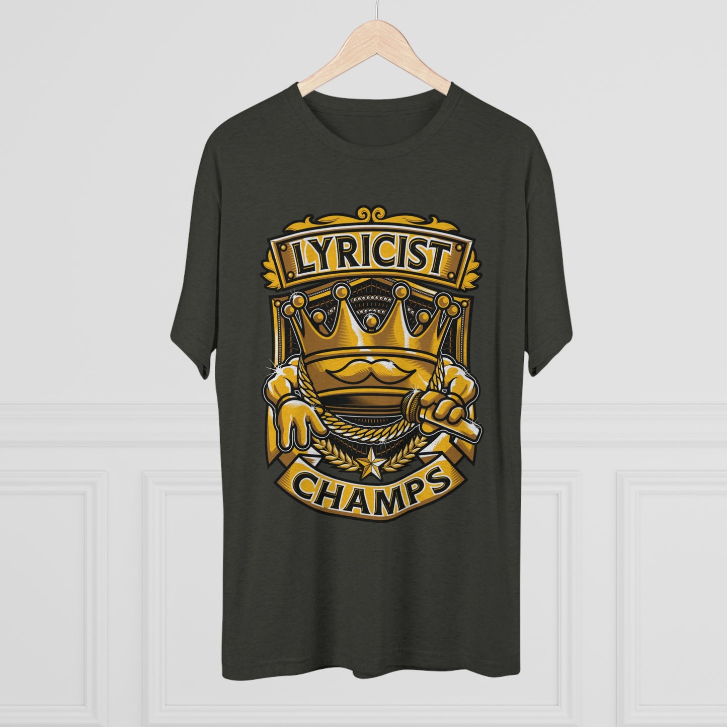 LYRICIST CHAMPS - PREMIUM SOFT - Unisex Tri-Blend Crew Tee (Next Level 6010)