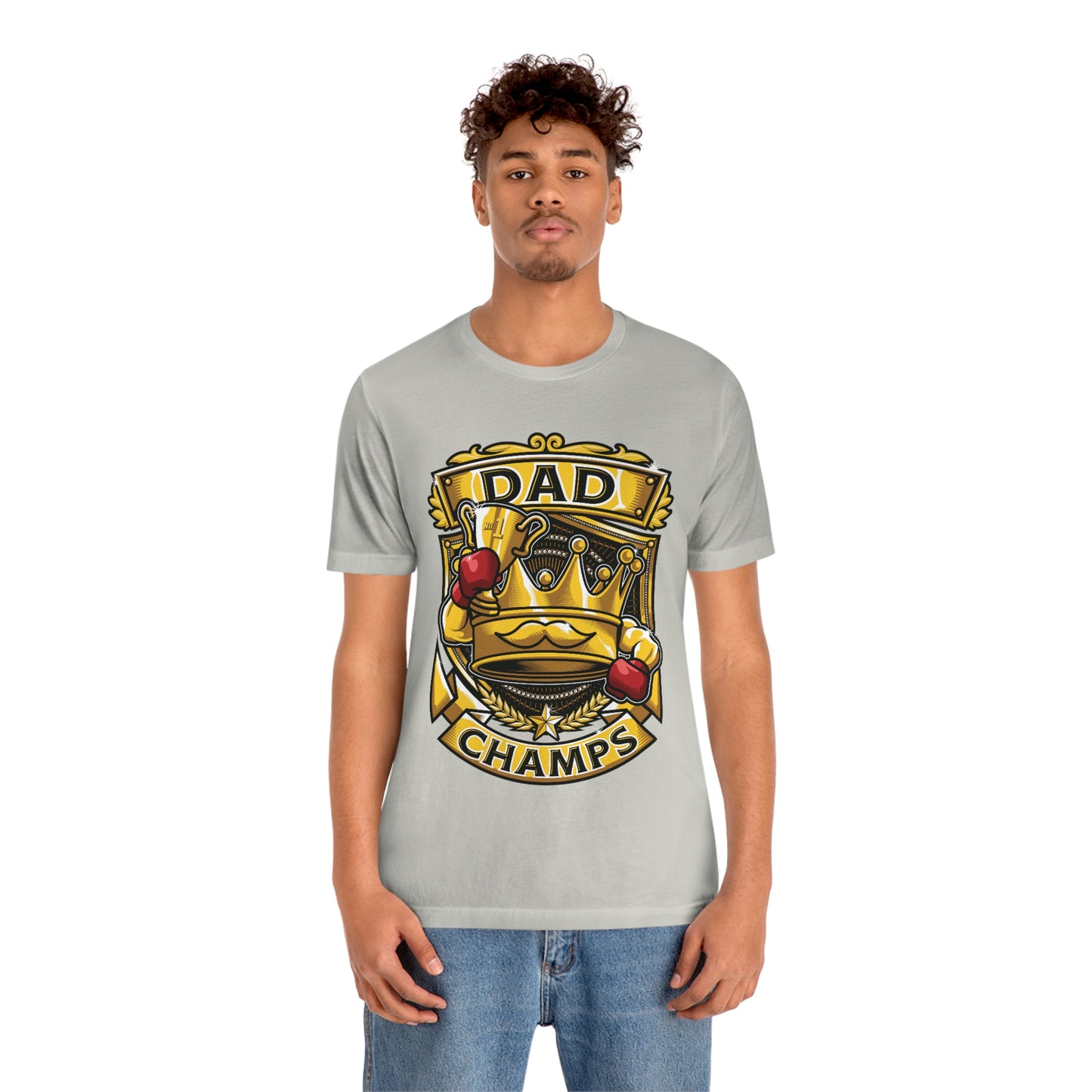 Dad Champs! - Unisex Jersey Short Sleeve Tee (Canvas-Bella)